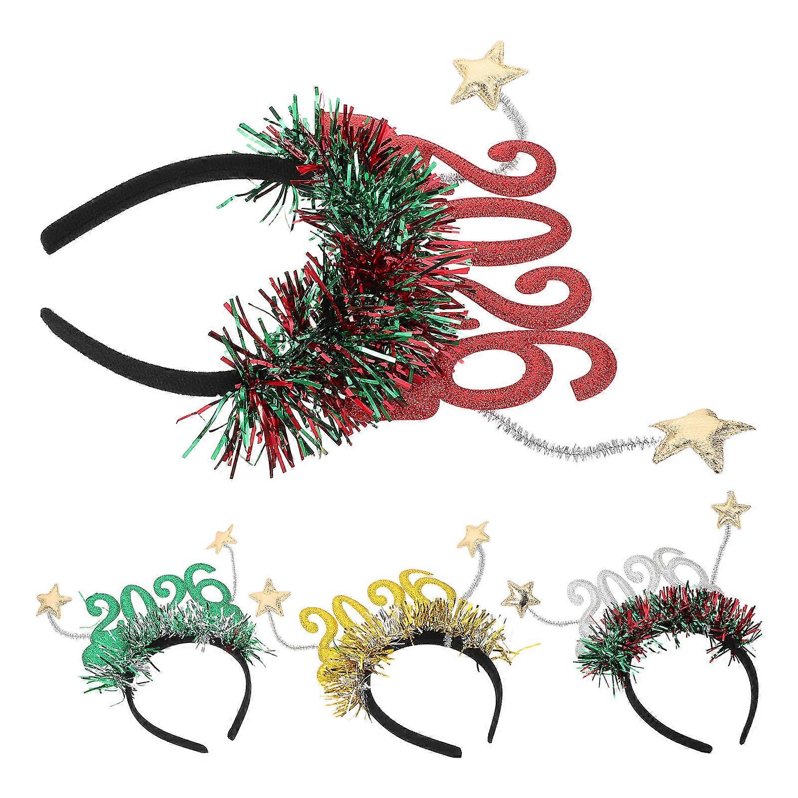 New Year Headband 8Pcs Set for Party Decoration and Celebration