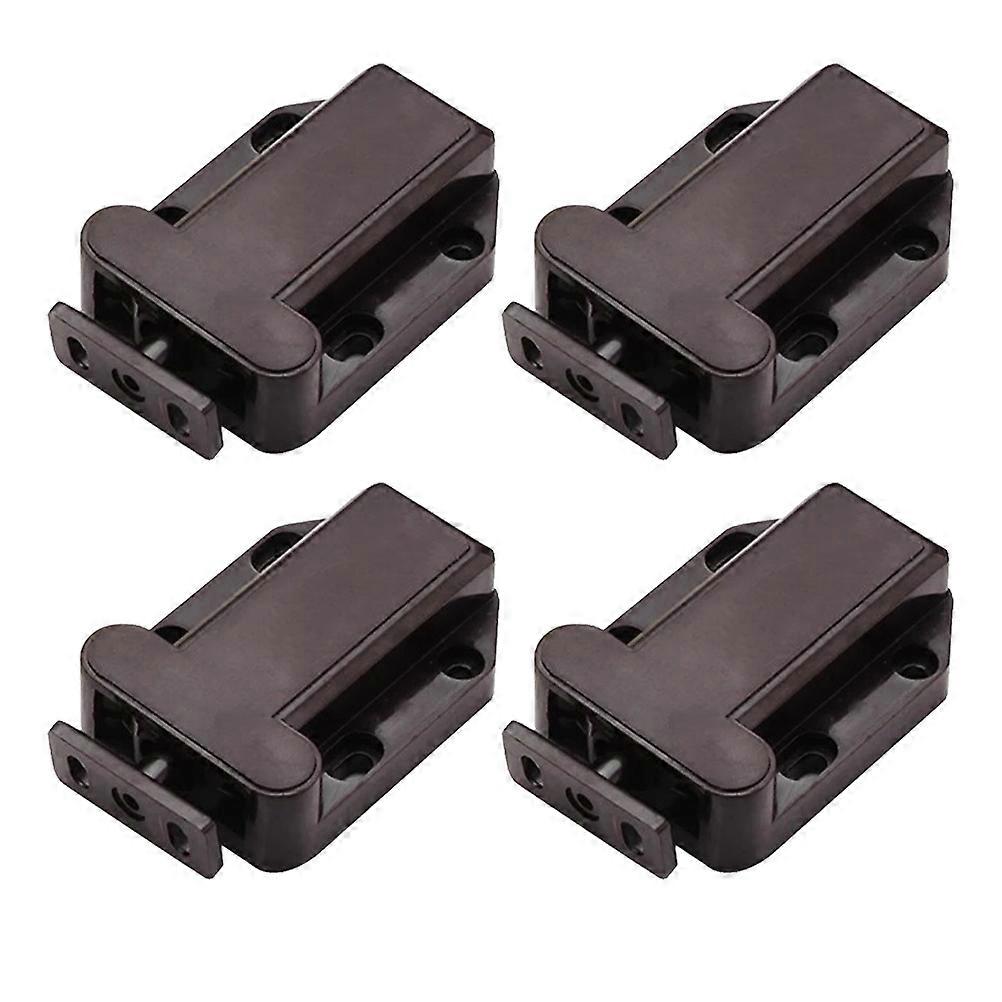 Cabinet Plastic Touch Latch for Safe Push Door Function 8Pcs