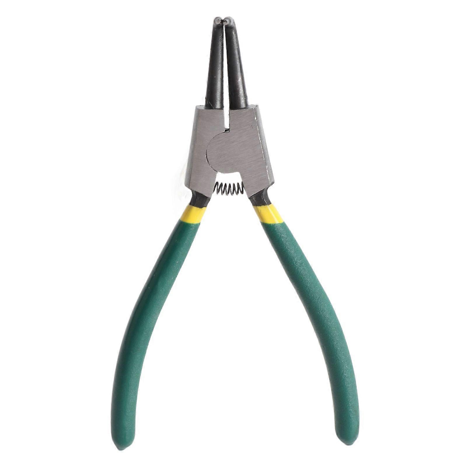 Snap Ring Pliers Spring Loaded Handle Circlip Plier External Bent Clip Tool Hand Tool