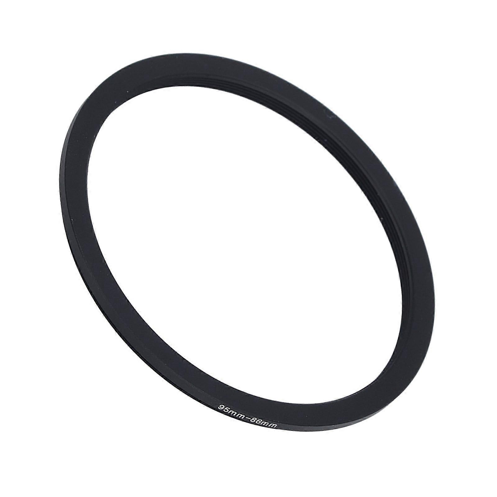 Filter Adapter Ring 95mm to 86mm Aluminum Alloy Threaded Lens Filter Adapter Ring for Camera