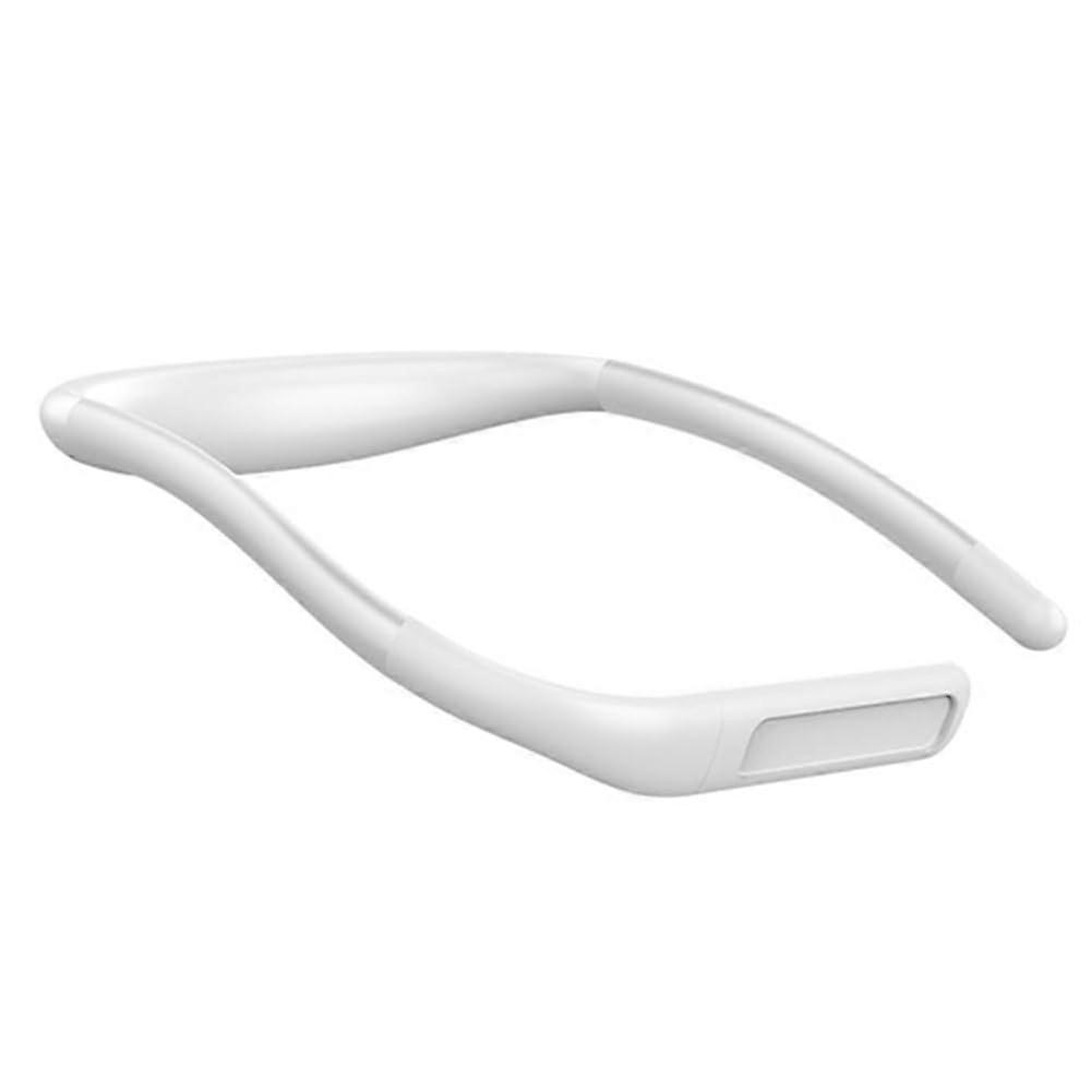 Neck Reading Light Rechargeable Desk Lamp 3Color Adjustable Brightness EyeFriendly Bendable Arms White