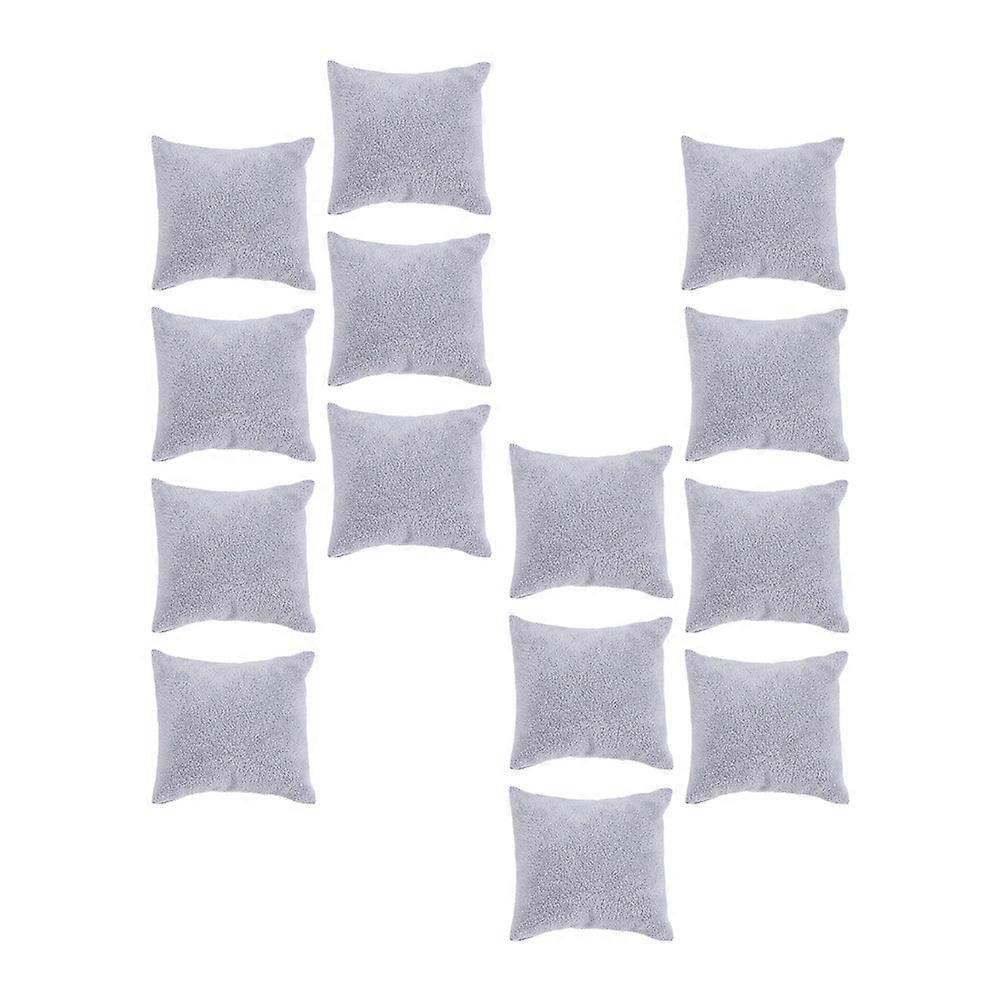 Bracelet Display Pillow for Jewelry Display 42Pcs Grey Lint Cushions