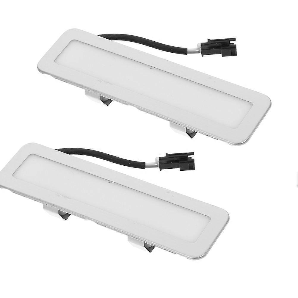 Silver Rectangle LED Range Hood Light Bulbs for Kitchen 8Pcs Replacement