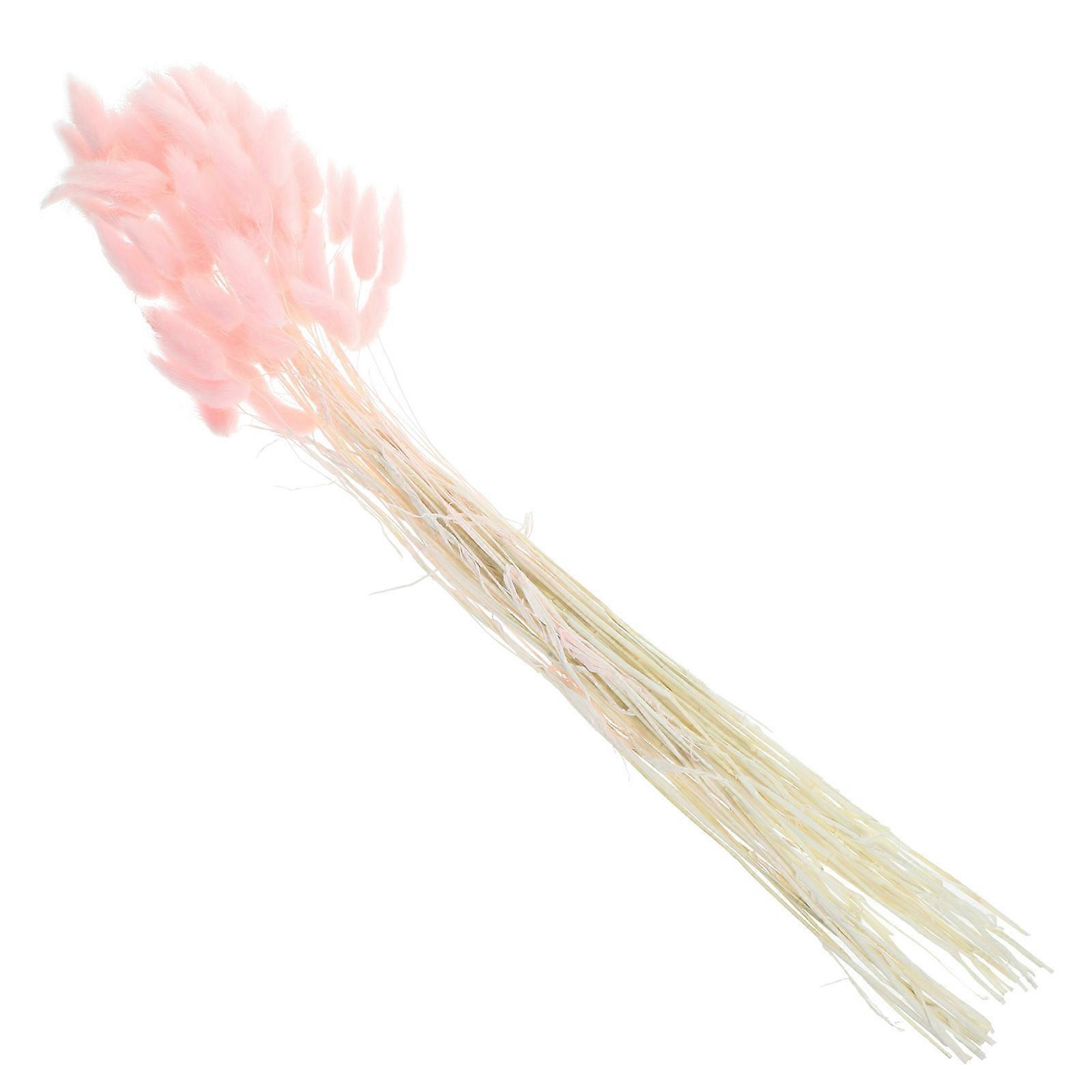 Decorative Dried Grass Decor for Wedding Table 360Pcs Pink Rabbit Tails