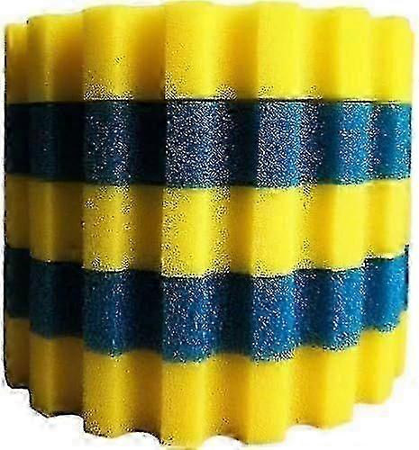 CPF-10000 Pond Filter Foams - Biological Filter Foam, Replacement Filter Sponge, Dual Density with 3 Yellow Fine Sponges and 2 Blue Coarse Sponges (