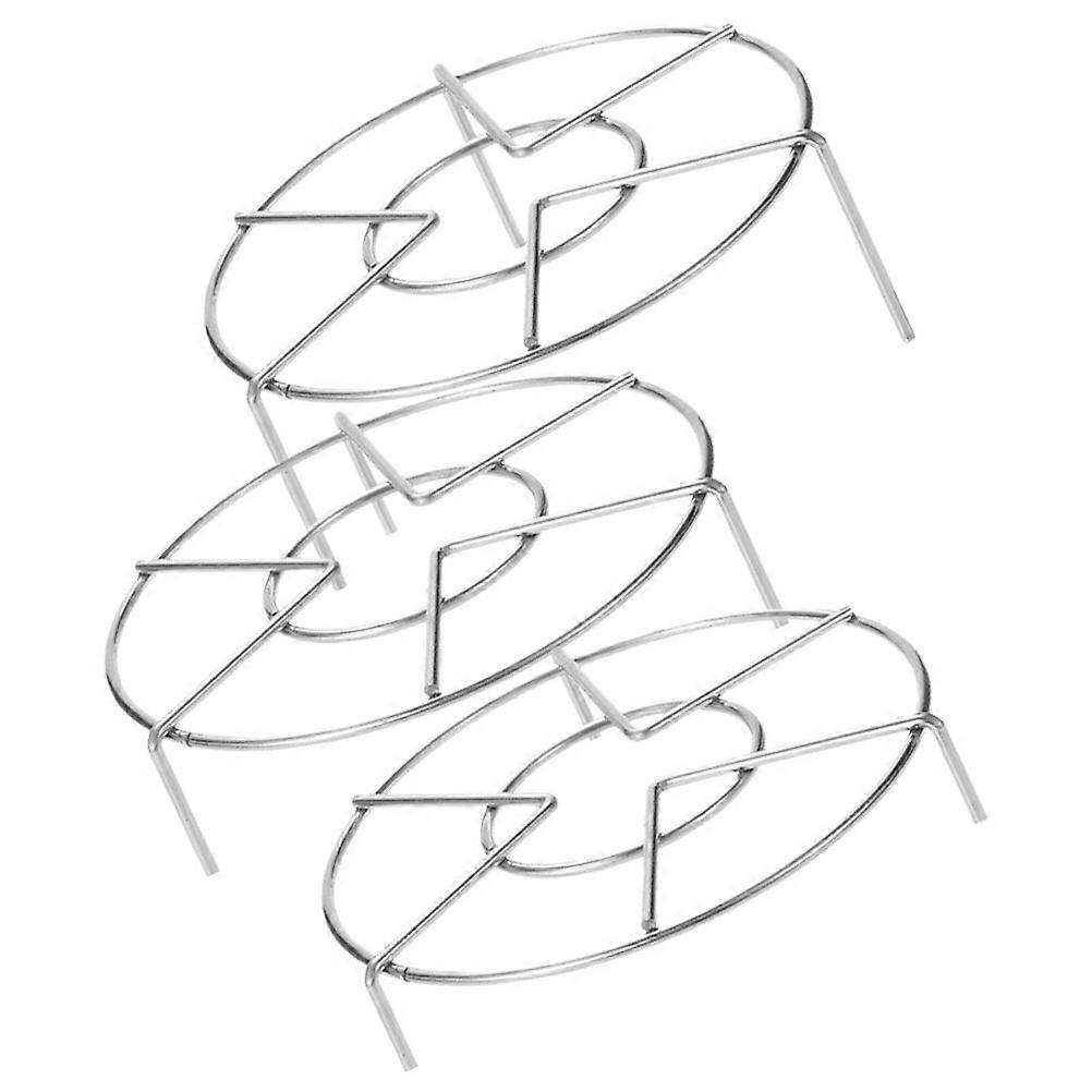 Kitchen Steam Rack Galvanized Iron Steamer Rack for 9Pcs Home Use