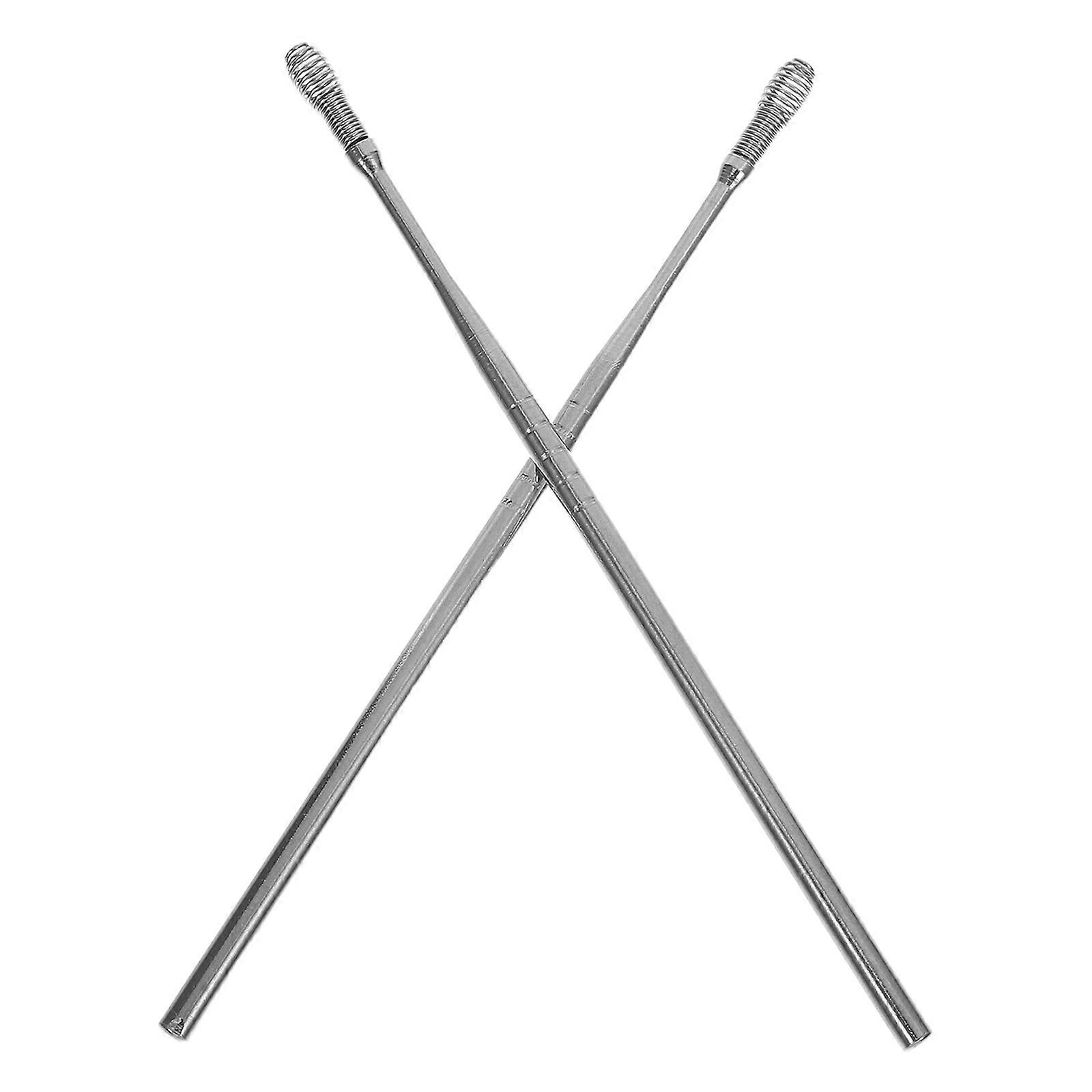 Metal Earpicks Hygienic Cleaner For Family Use 360 Degree Rotation Portable Silver Ear Care 4Pcs