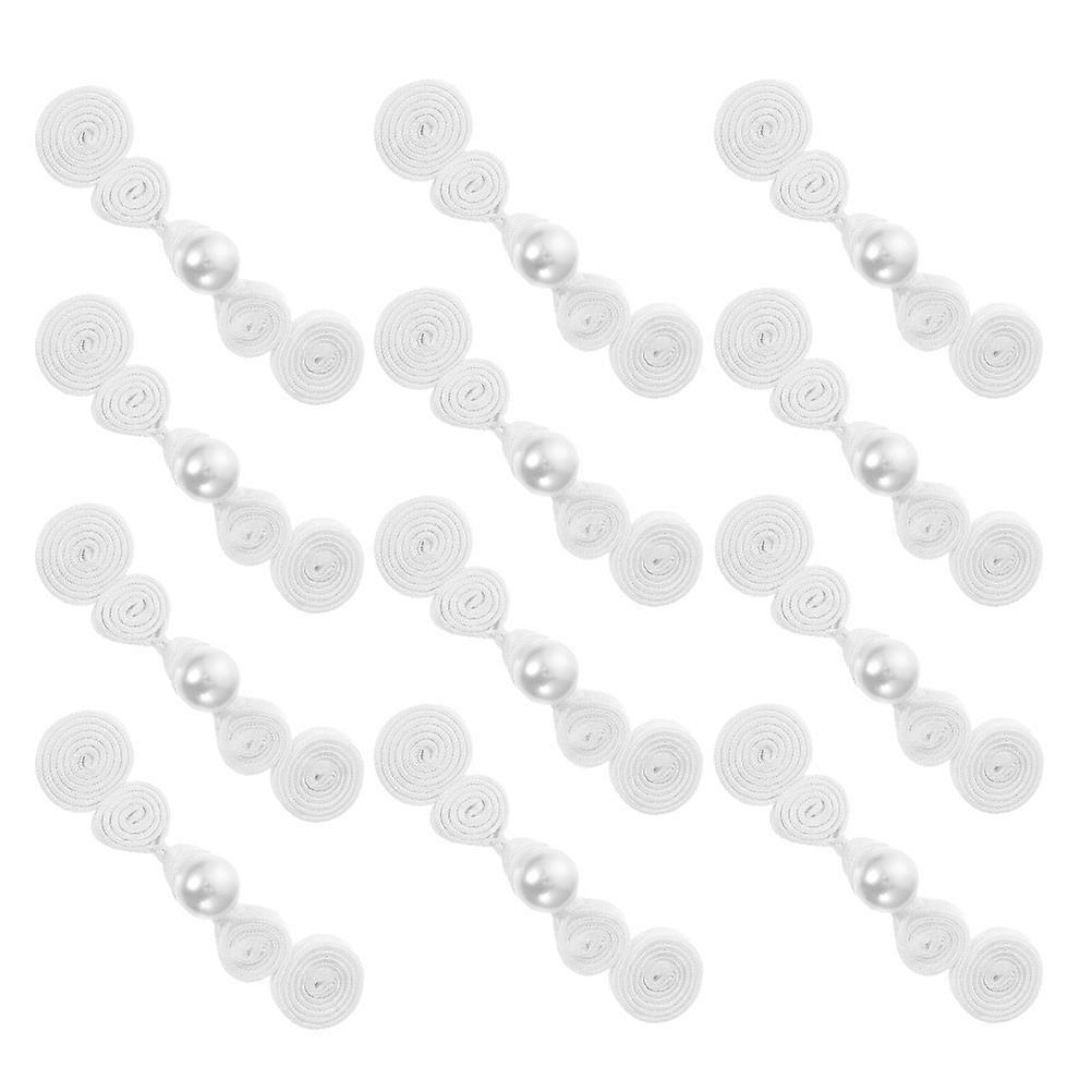 Chinese Style Buttons Frog Closures for Sewing 48Pairs Polyester Buttons
