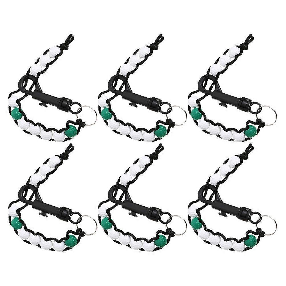 Golf Score Counter Plastic Tool for Analyzing Strategy with 18Pcs Beads