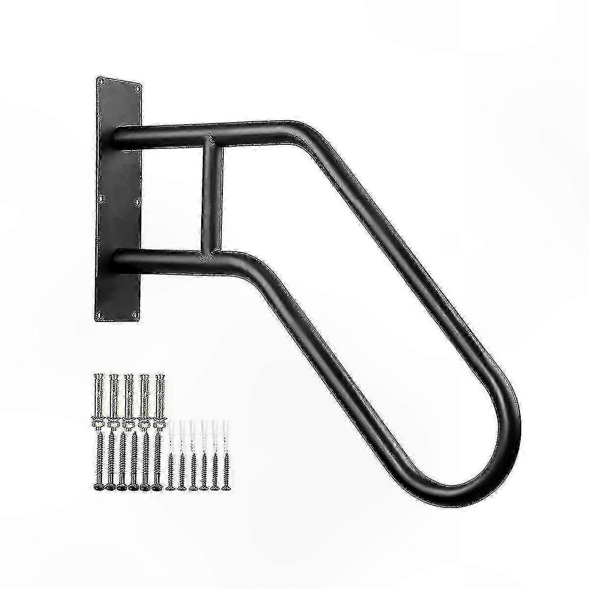 Outdoor Stair Handrails for 1-3 Steps, Wall-Mounted Support Rail for Seniors and Disabled Accessible Pathways