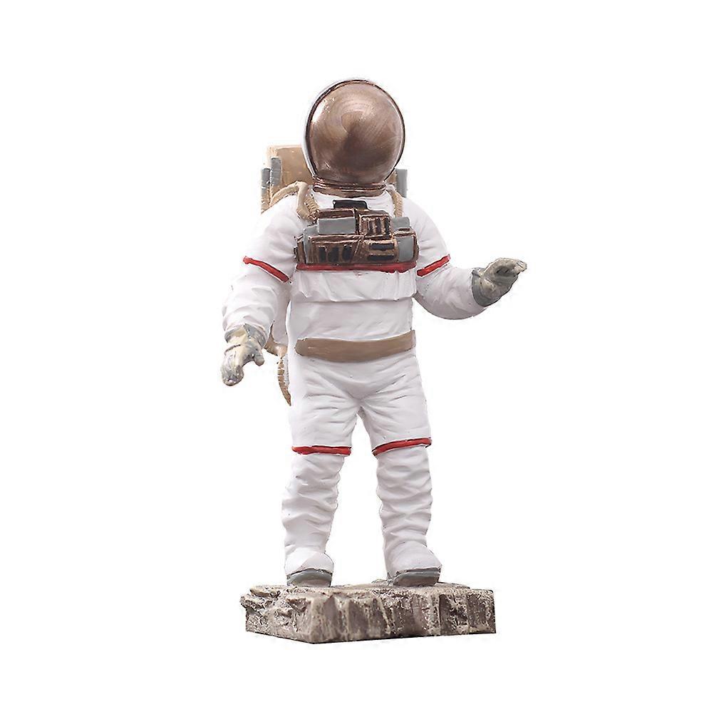 Creative Resin Spaceman Desktop Adornment for Decoration 2Pcs Multicolor Ornament