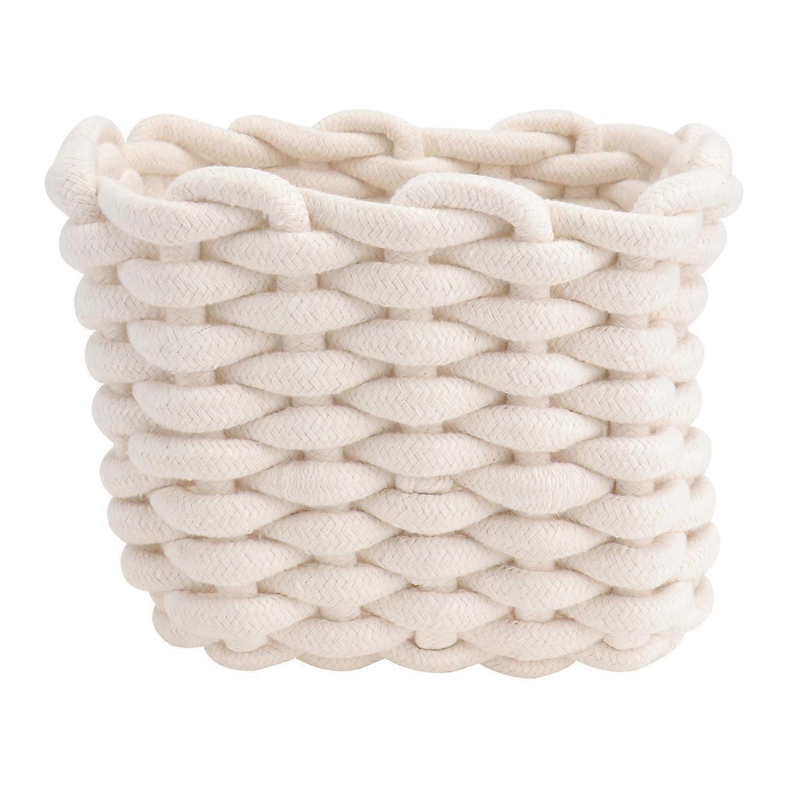 Cotton Storage Basket Woven Organizer for Storage Use 3Pcs
