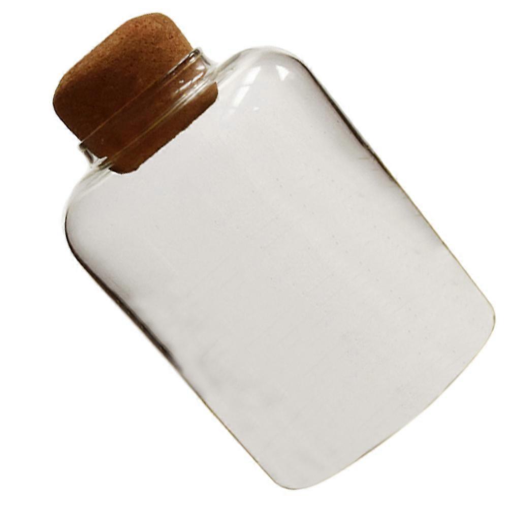 Khaki Glass Storage Jar with for Milk 3Pcs Pack