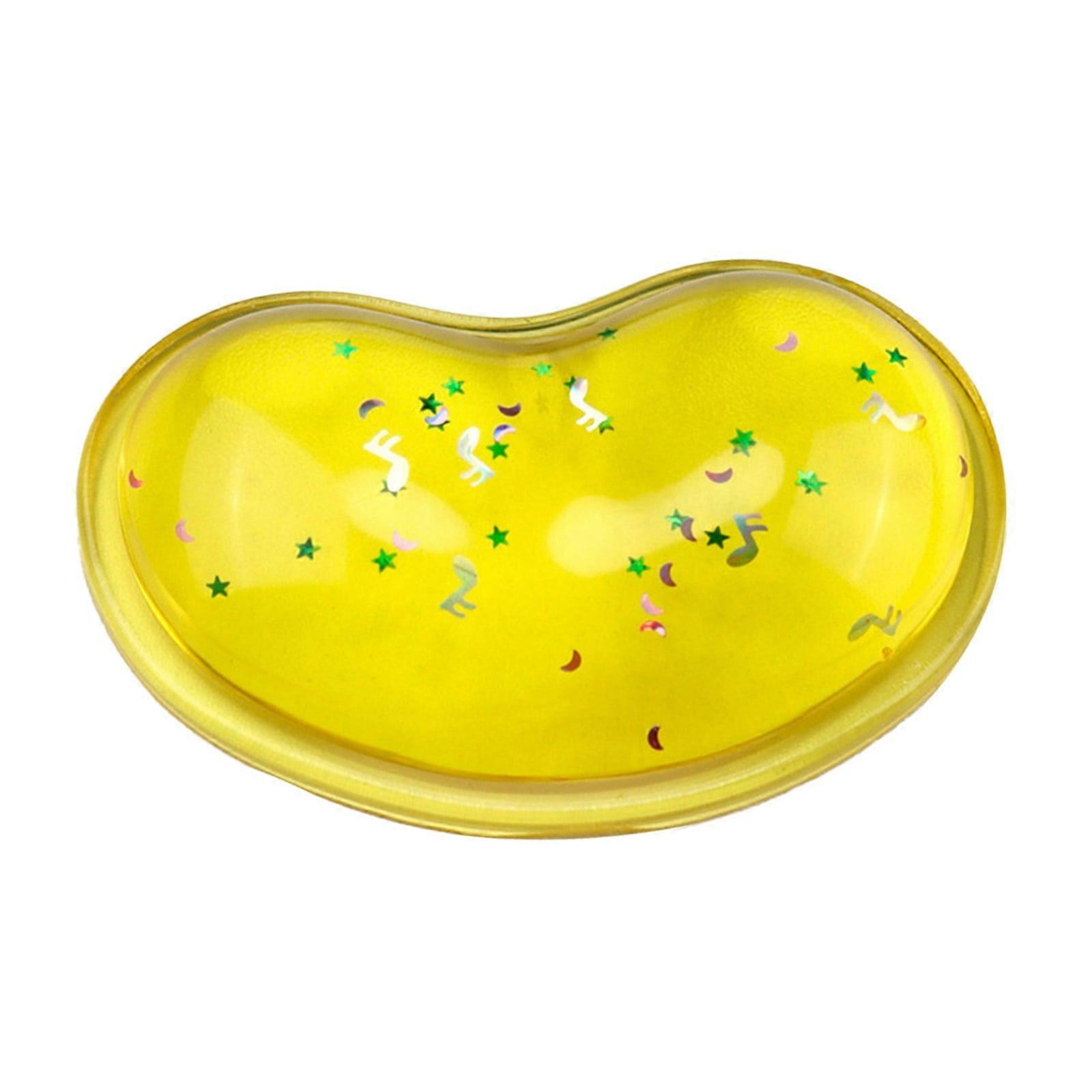 Silicone Gel Wrist Rest Heart Shaped Translucence Ergonomic Mouse Pad Effectively Wrist Fatigue