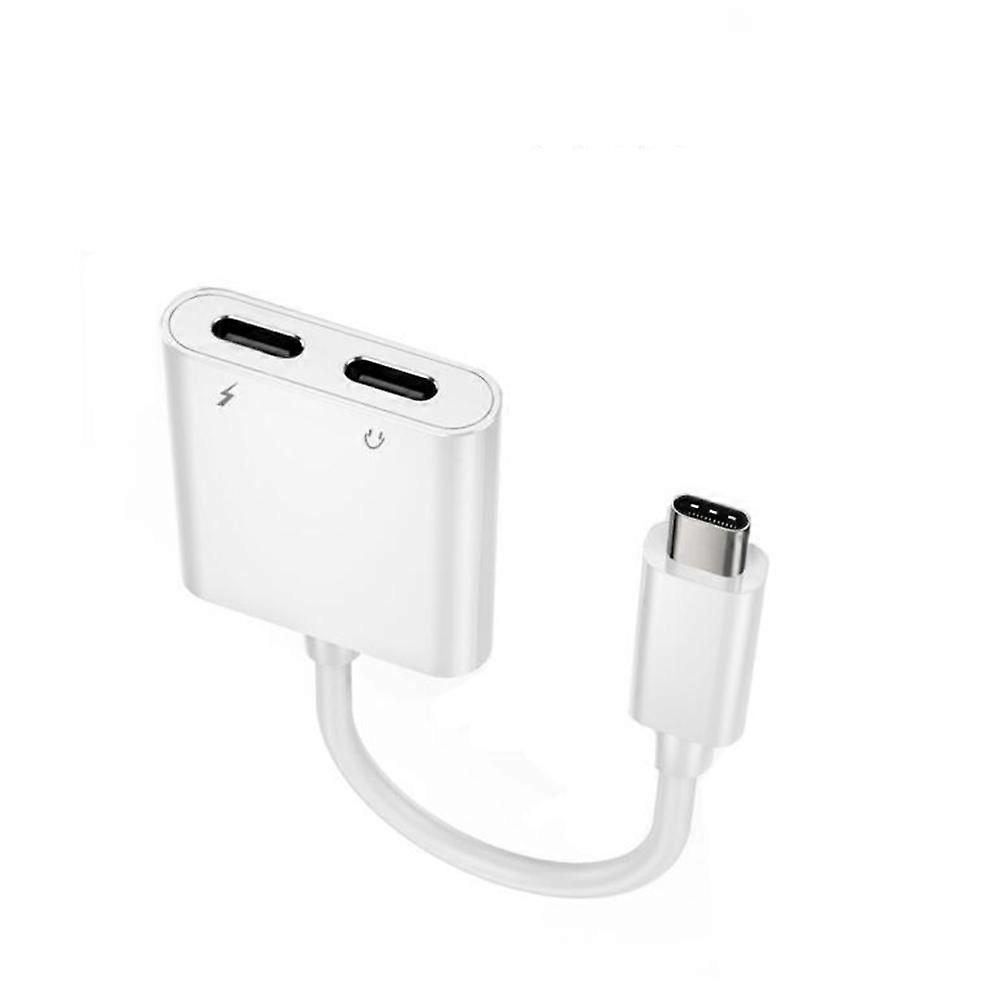 Type-C USB Headphone Adapter for Transferring Music Use with 2 in 1 Function