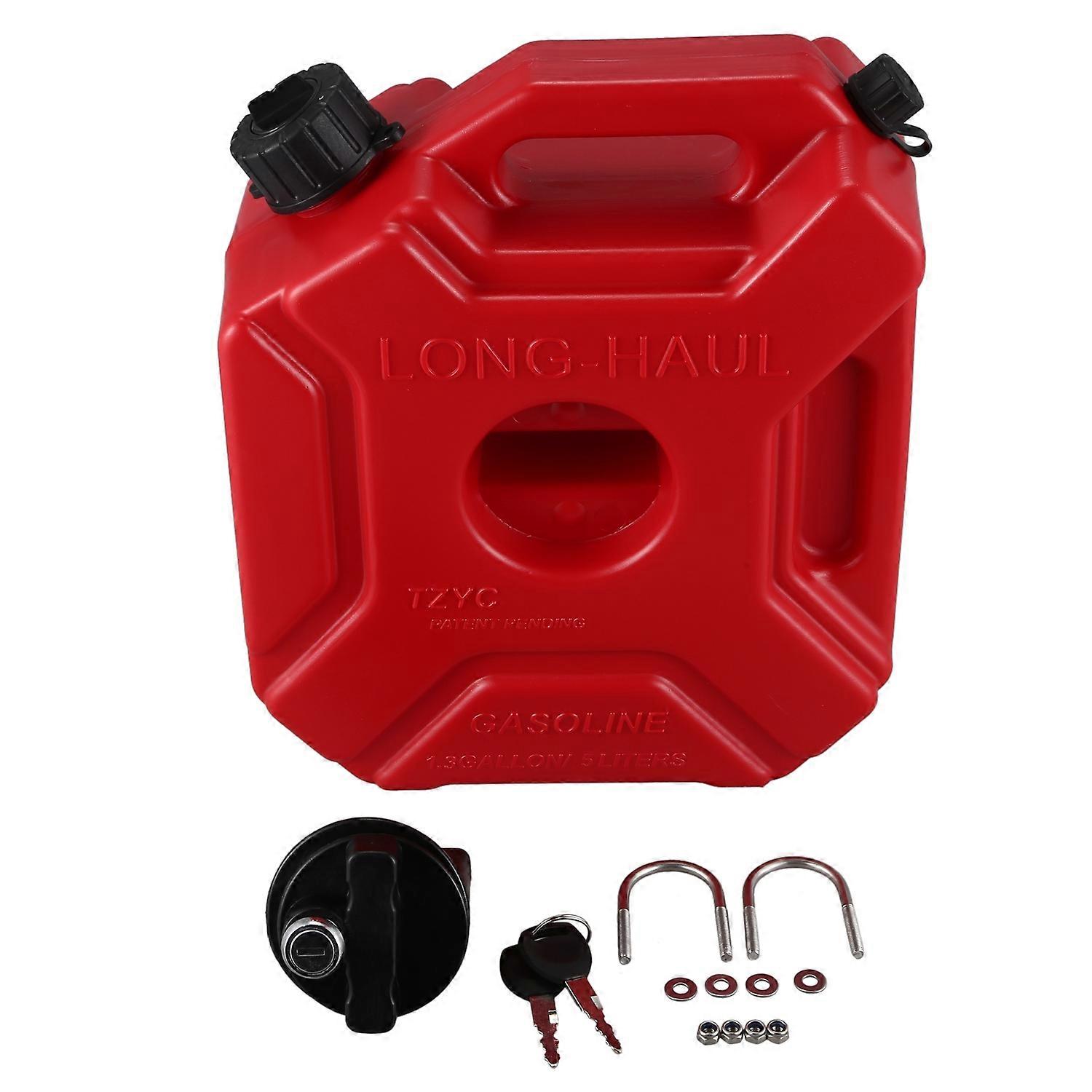 Lockable 5L Tanks Plastic Motorcycle Jerrycan