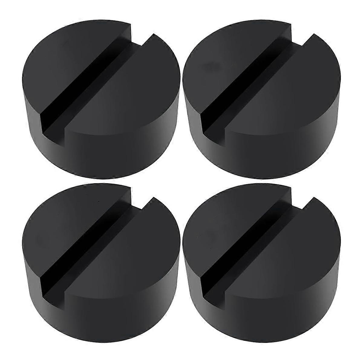 Rubber Jack Pad Slotted Jack Pads Heavy Duty Floor Jack Pads Protect Your Car Pinch Welds, Paint 4apck