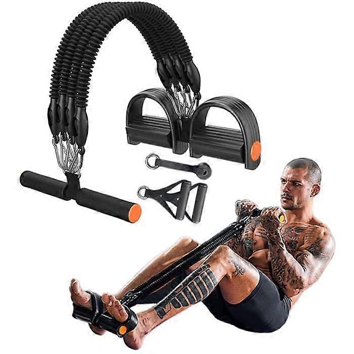 Resistance Bands Set with Pedals - Exercise Bands - Multi-Function Tension Band - Abdominal Expander