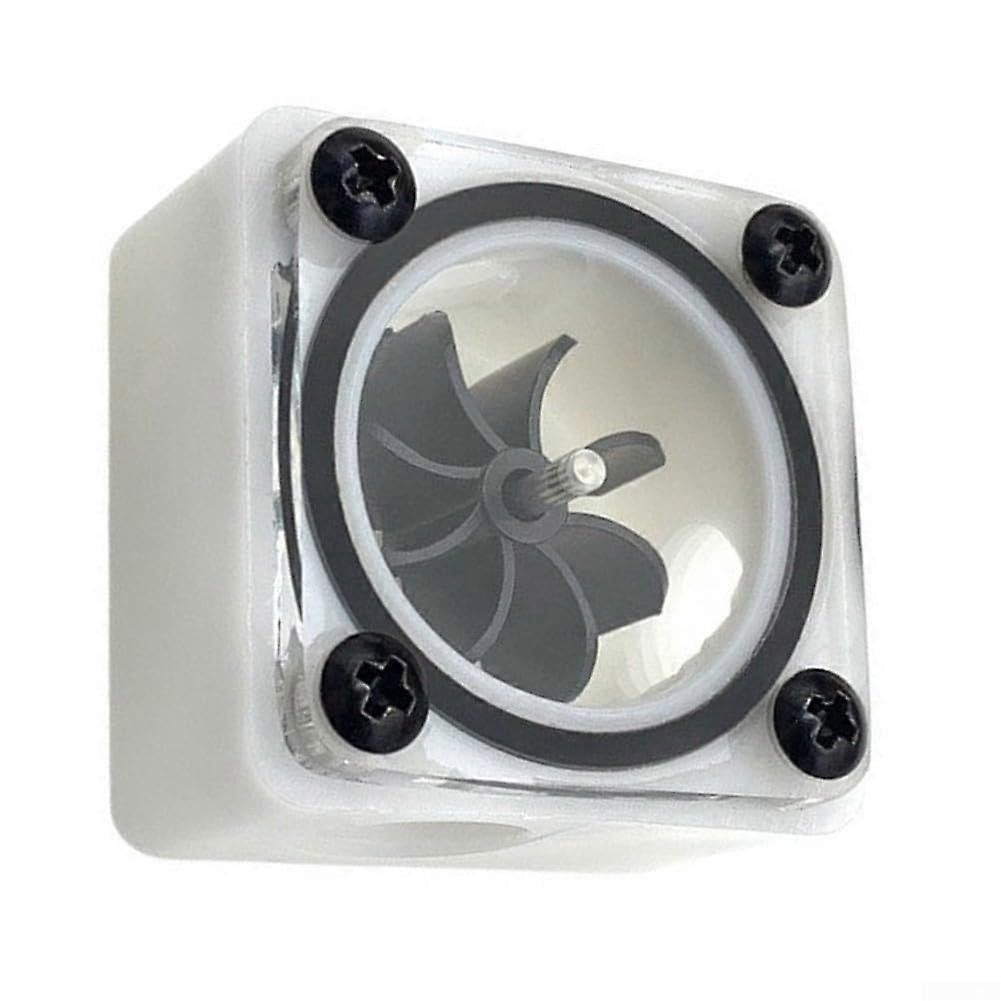 PC Cooling System WaterFlowMeter Impeller G14 Compatible 2Way Flow Meter For PC Water Cooling