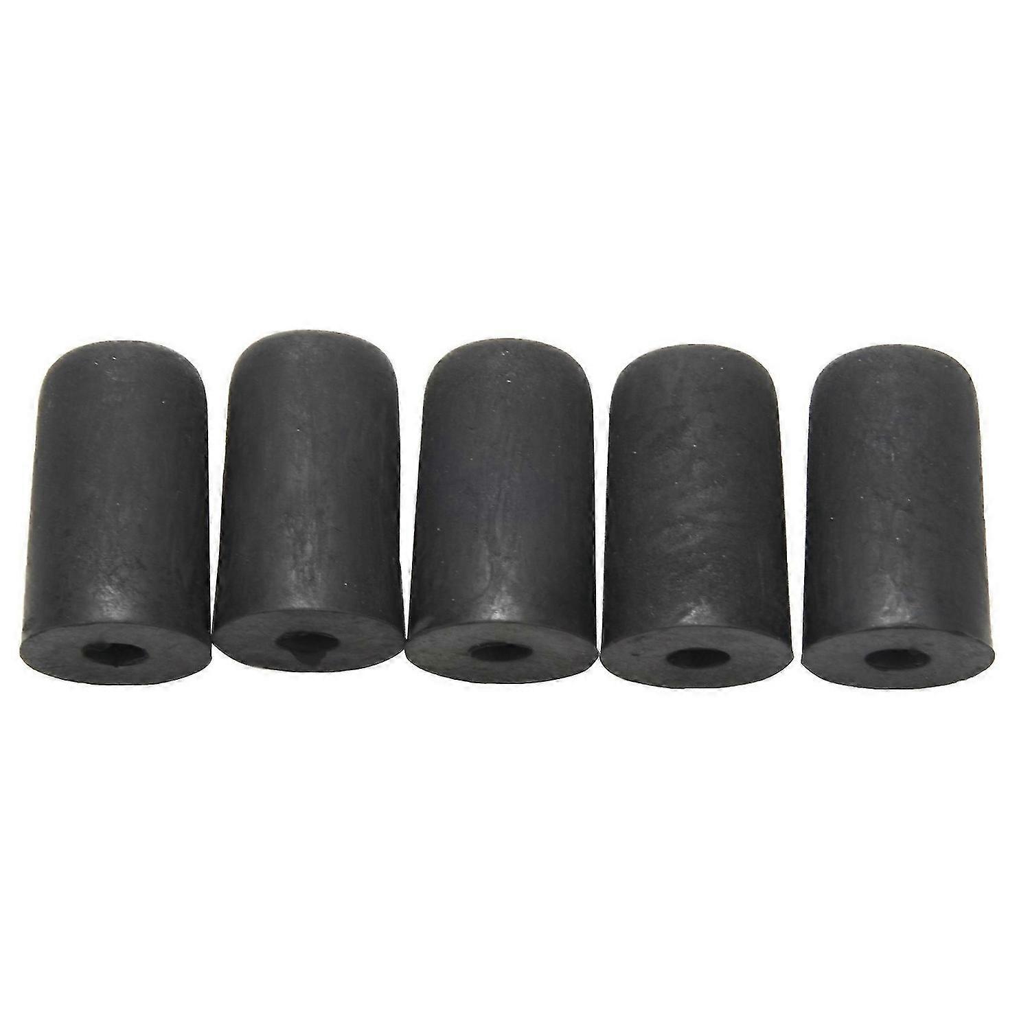 5 Pcs Cello Endpin Tip Protector Rubber Cello tail pin case Tip Cap Protector Non-Slip Mat For Cello
