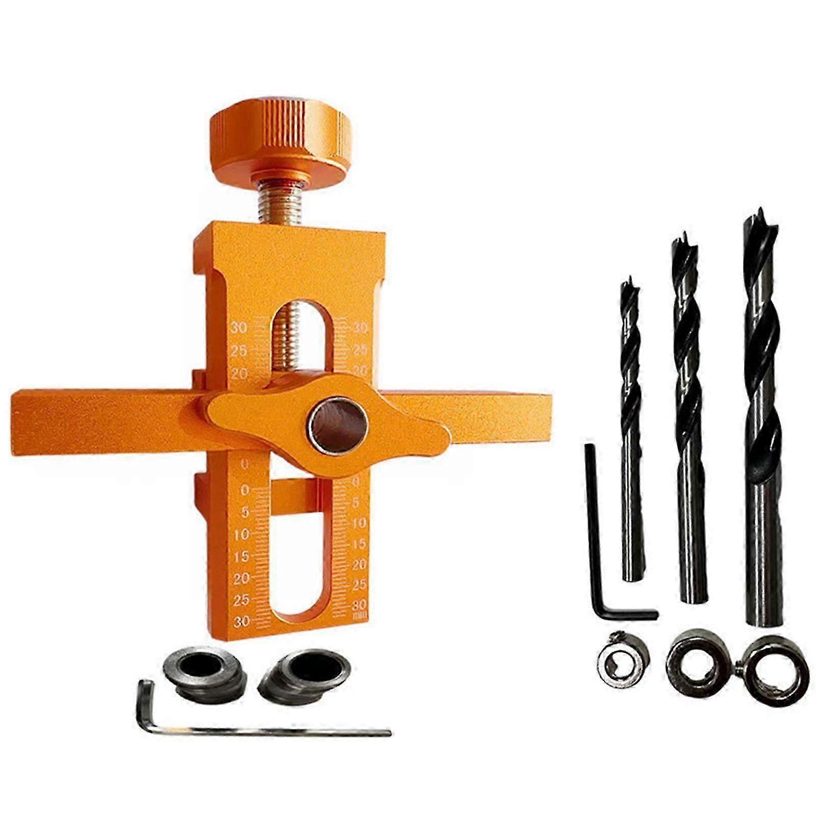 Cabinet Door Hinge Installation Jig Tool Rustproof Multifunctional Cabinet Hardware Jig Tool for Home Use