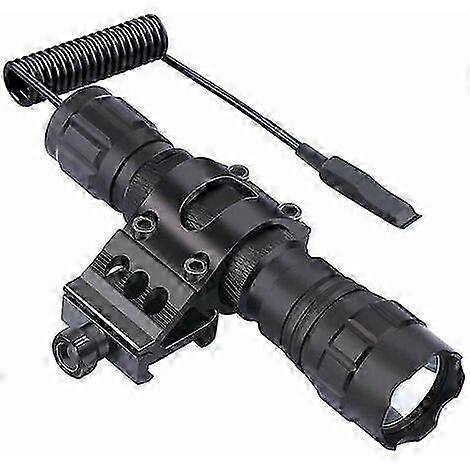 RARE LED Flashlight Bead, Tactical LED Flashlight, 1 Flashlight Mode Light, with 45 Mount Button Switch, Side Shift Ring 25-26