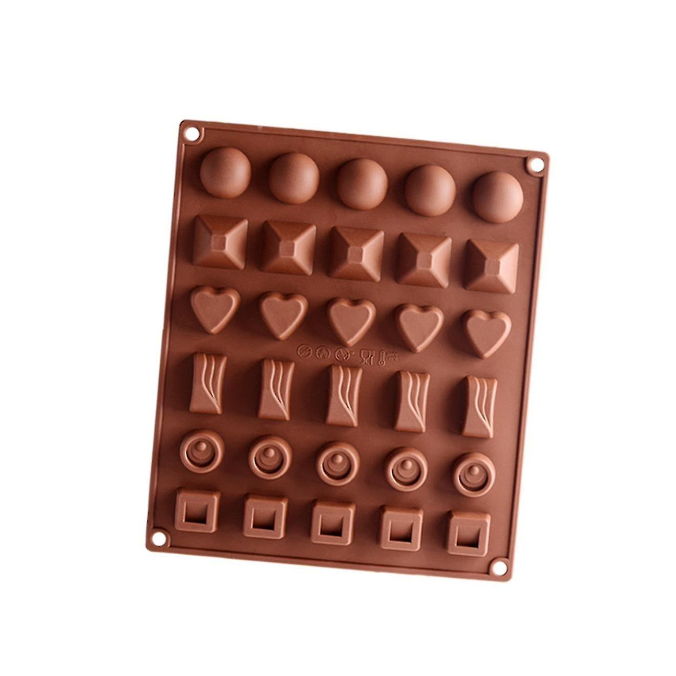 Cake Pans Molds 30 Grids Multi-shape Baking Ice Tray Mold Candy Handmade Ice Box Fun Chocolate Cake Model