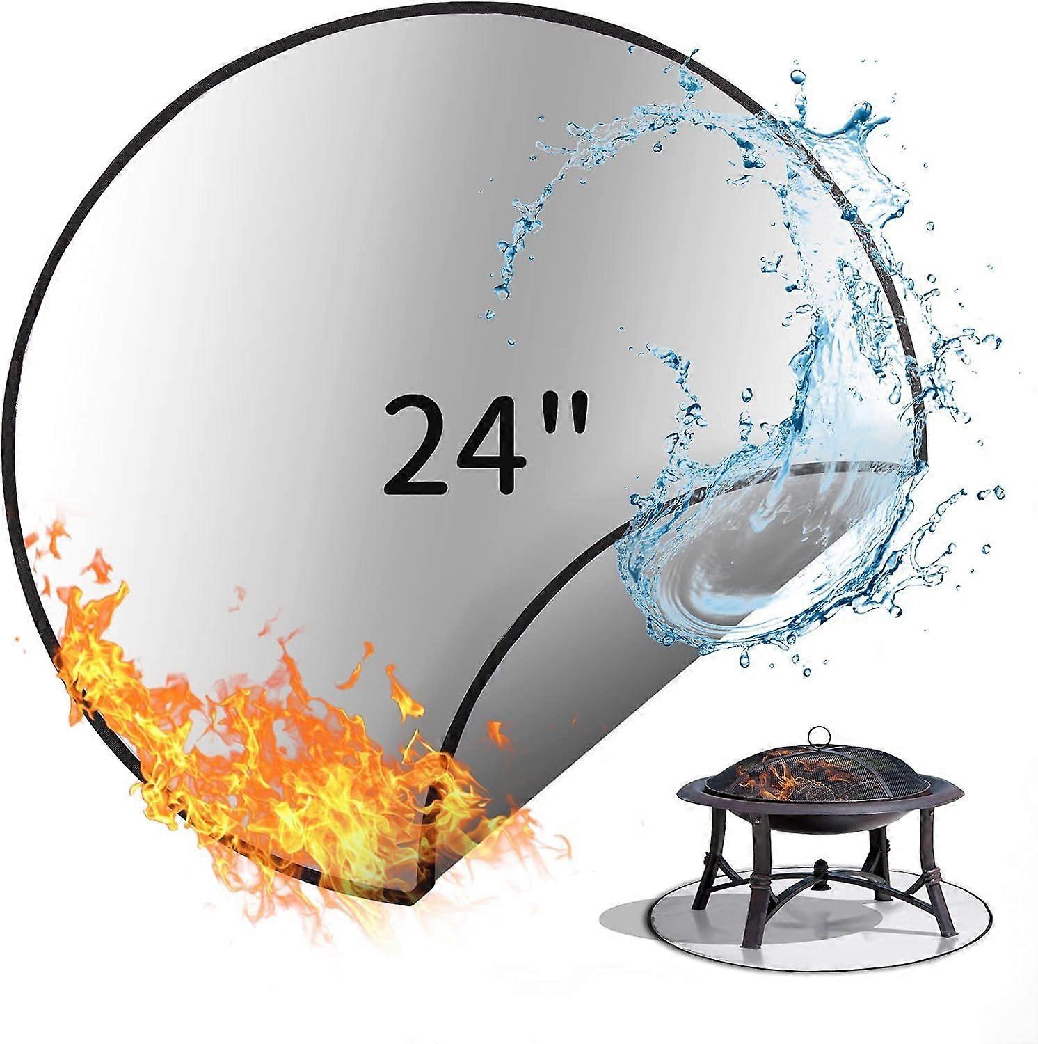 Barbecue fire pit mat, fireproof and flameproof picnic mat (A)