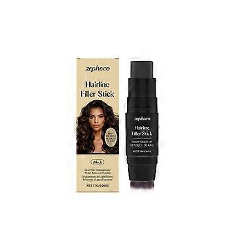 Black 7.5g natural hairline filler series with brush head, no makeup, portable hair edge modification stick