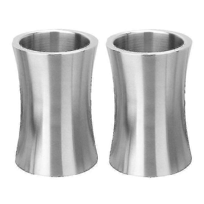 2 Pack Wine Bottle Cooler Bucket,double Wall Insulated Stainless