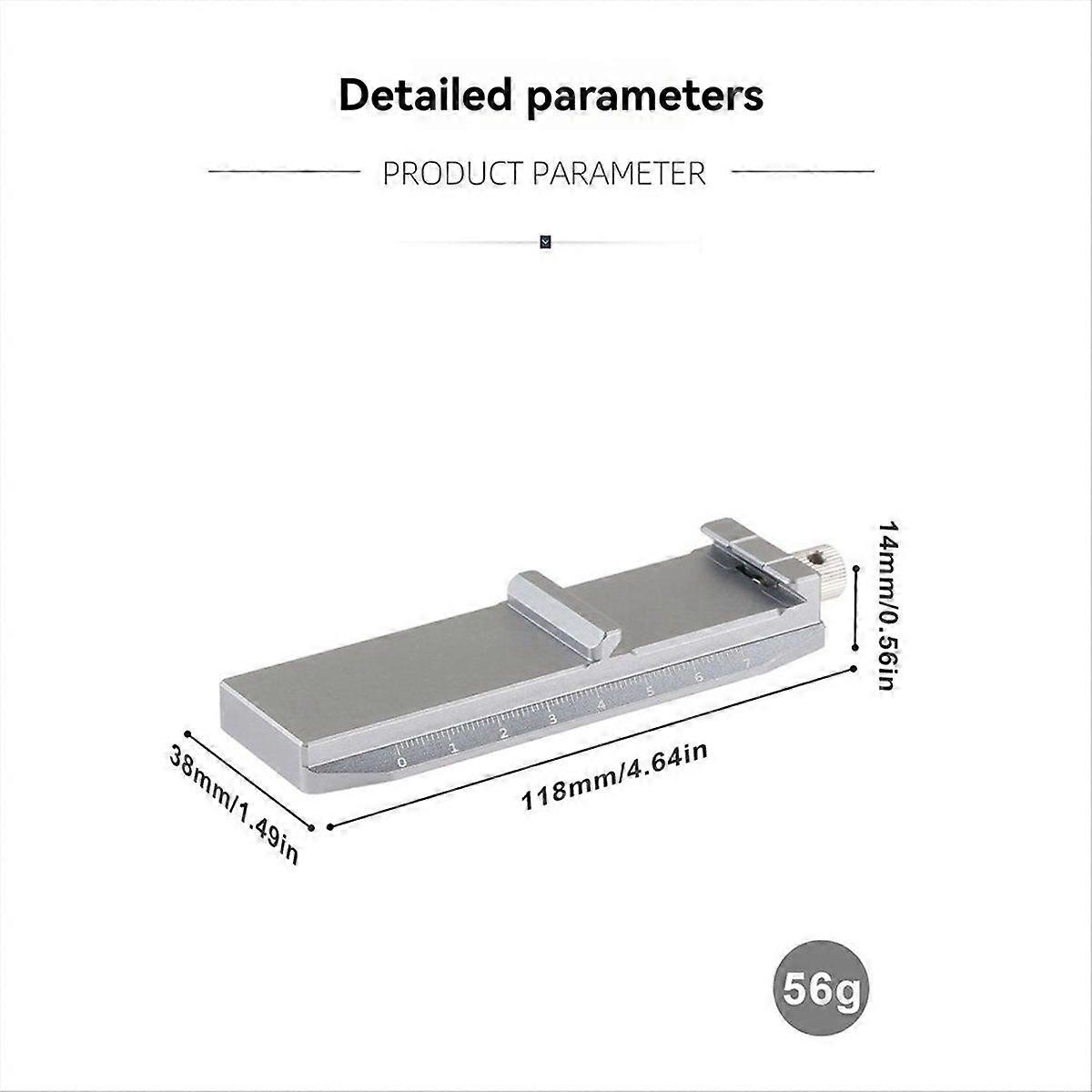 Lower Quick Release Camera Plate Kit for RS4 Mini Stabilizer Camera Quick Release Plate Camera Acc