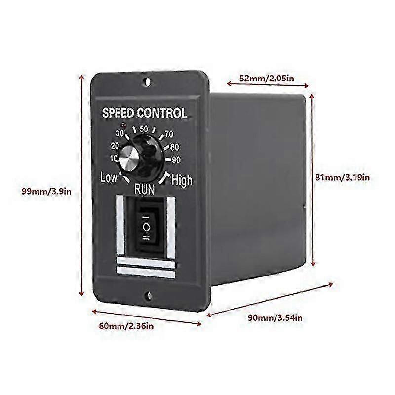 Dc 12-60v 40a Pwm Brush Motor Speed Controller Cw Ccw Reversible Switch X1040 For Forward/reverse R-Yvan