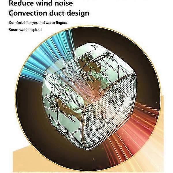 IC space heater, battery powered compact electric mini fan for winter