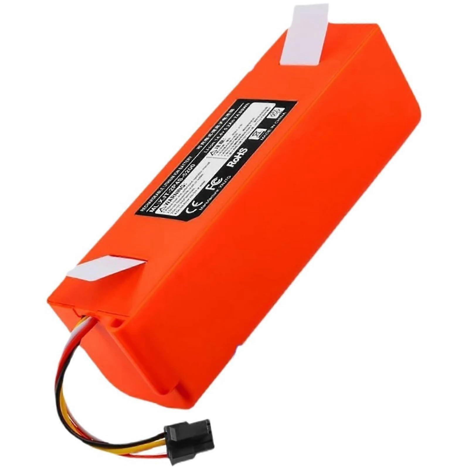 14.4V Robotic Vacuum Cleaner Replacement Battery 5200mAh Compatible with S55 S60 S65 S50 S51 S5 MAX S6