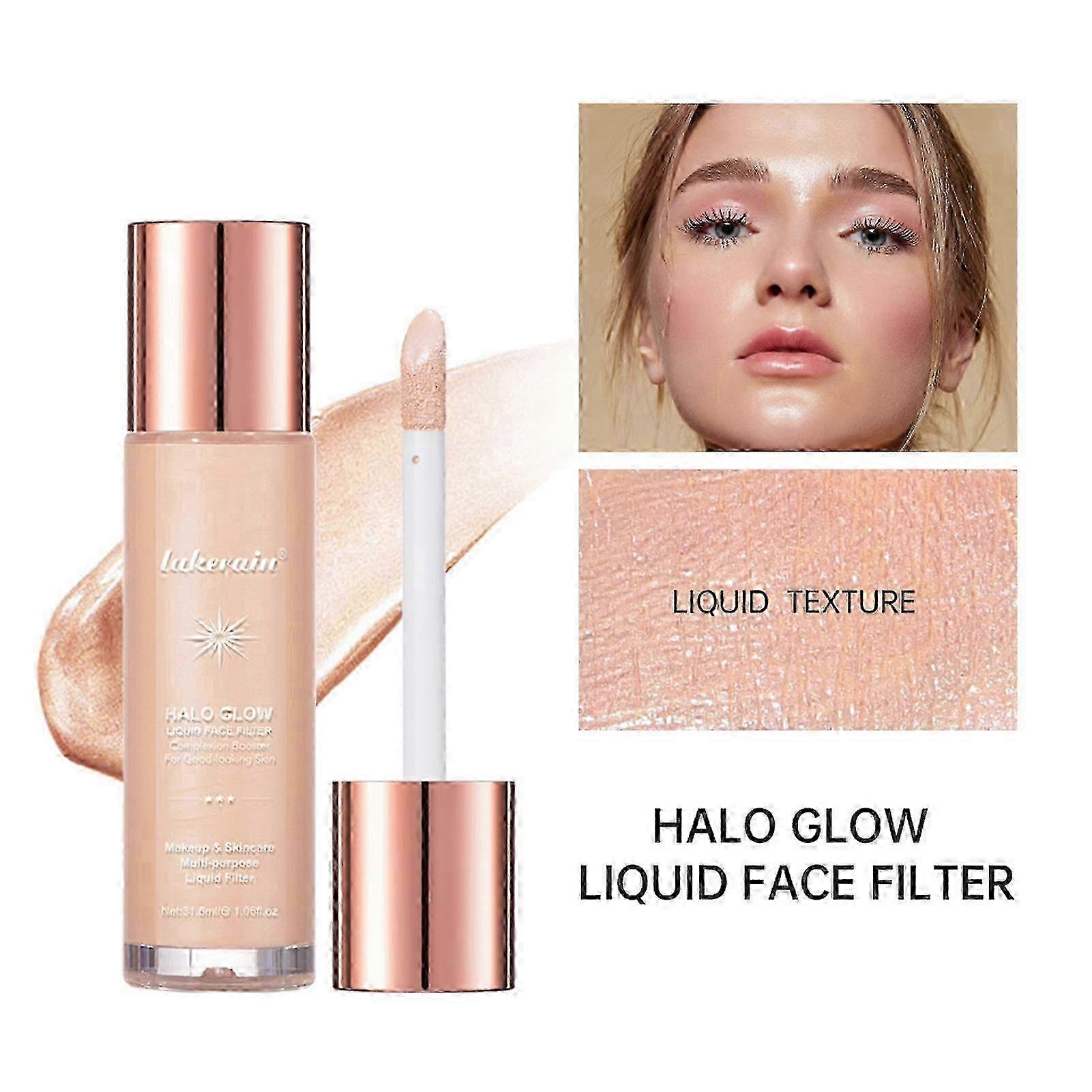 Liquid Face Filter with Shimmer Finish Long Lasting Lightweight Highlighter for a Radiant & Refreshed Glow