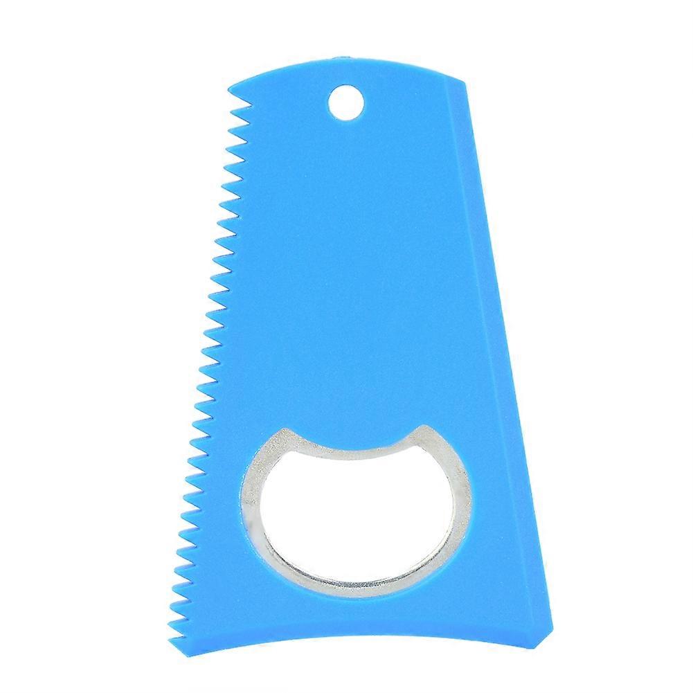 Quality Portable Surfboard Board Wax Comb Remover Cleaning Tool Accessory(blue)