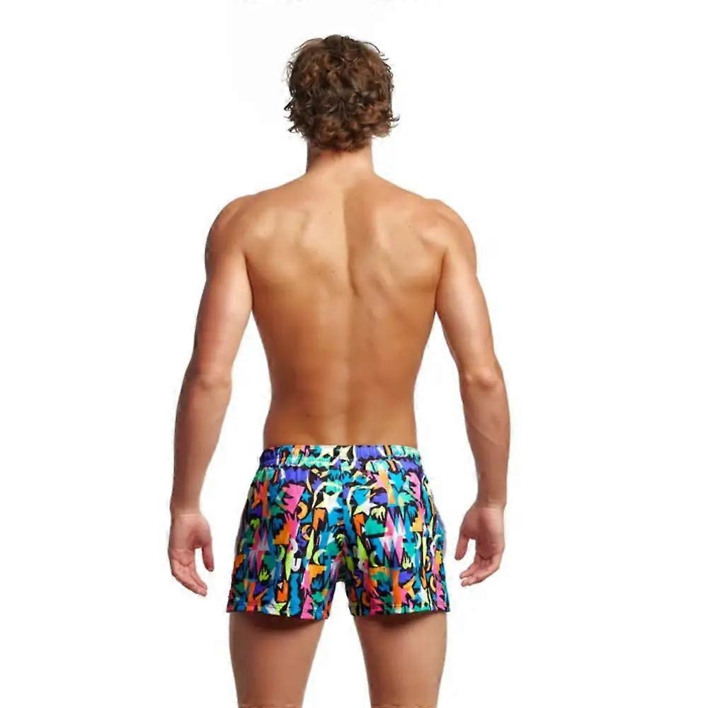 ファンキートランクスペーパーカットショーティーショートパンツ