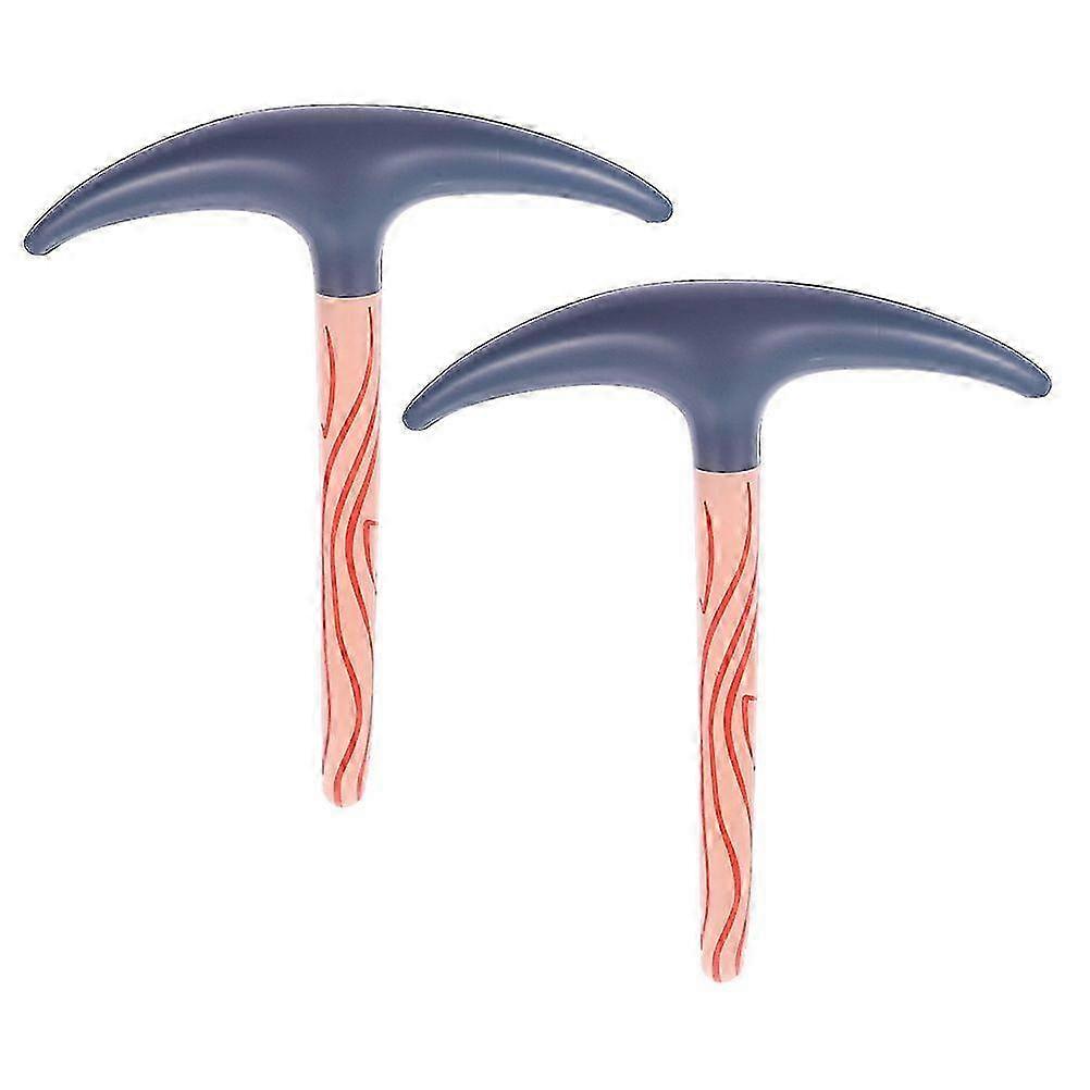 2pcs Interactive Blowing Balloon Pickaxe DIY Inflatable Pickaxe Toy for Halloween Party Halloween Inflatable Pickaxe Toy Funny Pickaxe Balloon Pvc Inf