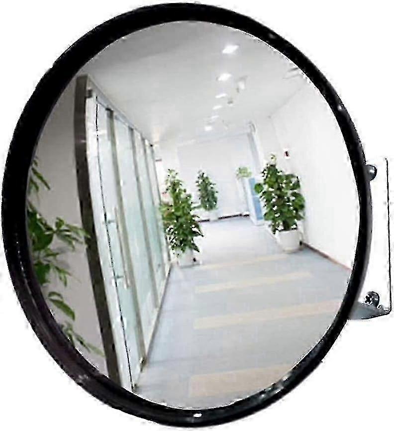 Convex Safety Traffic Mirror Wide-Angle Outdoor Parking Mirror with Mounting Brackets