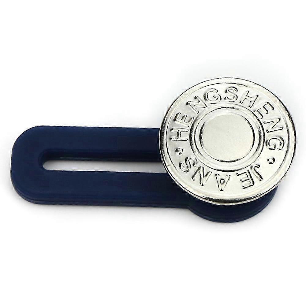 Jeans Retractable Button, Adjustable Waist Band Extender, Alloy, 1-2 Inches Extra Space for Pants Jeans