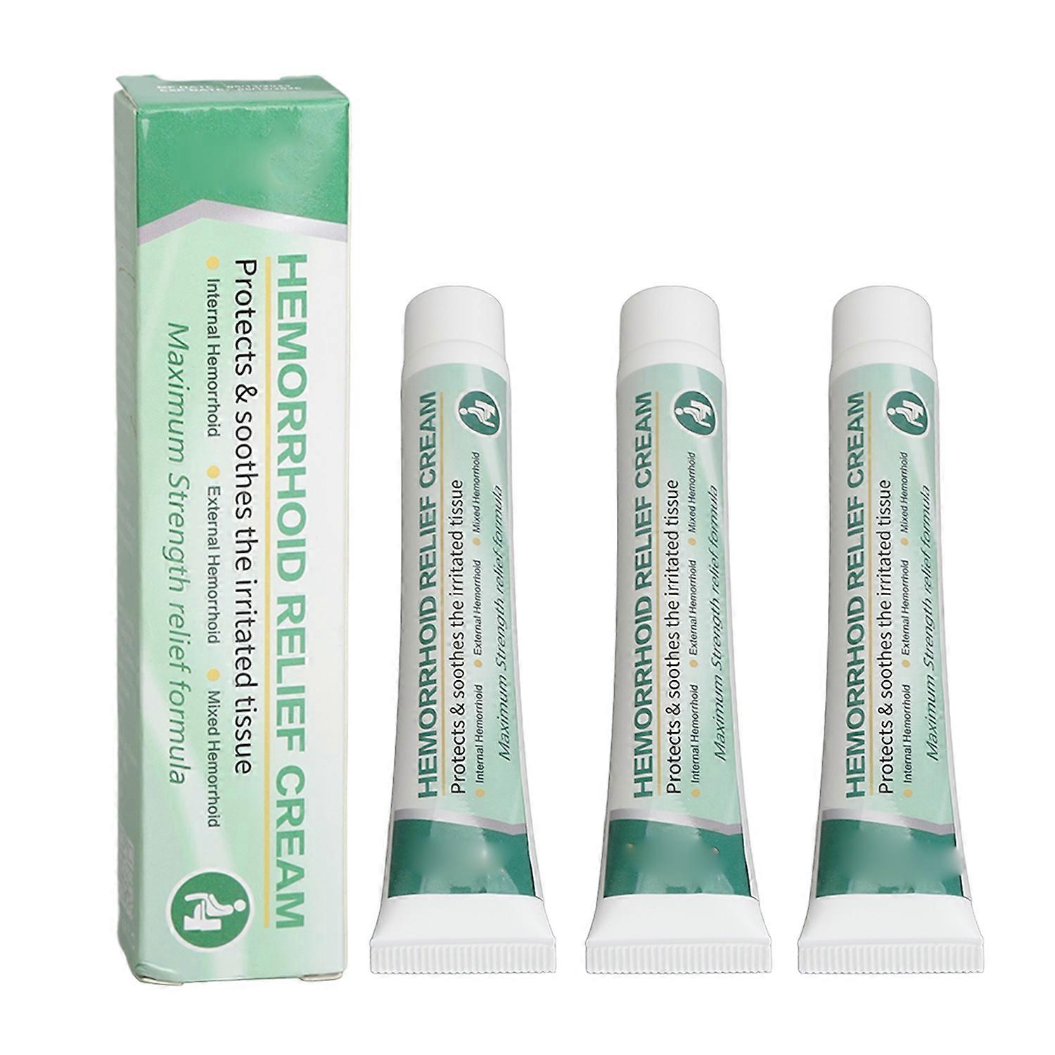 Crema para hemorroides (3 unidades, 0.7 oz)