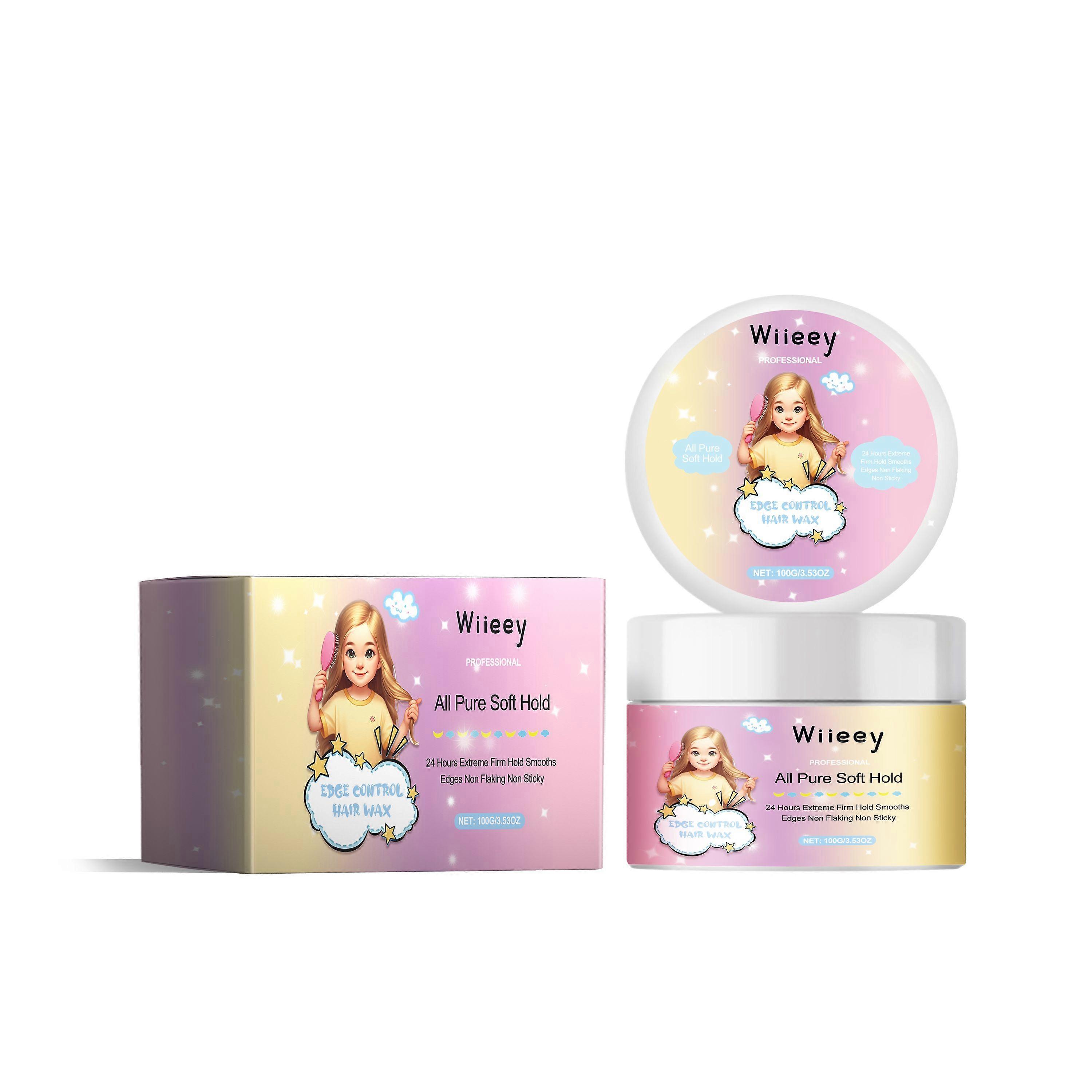 Wiieey Braid Styling Hair Wax Is Refreshing, Fluffy, Light, Matte, Easy To Set, Long-Lasting And Three-Dimensional