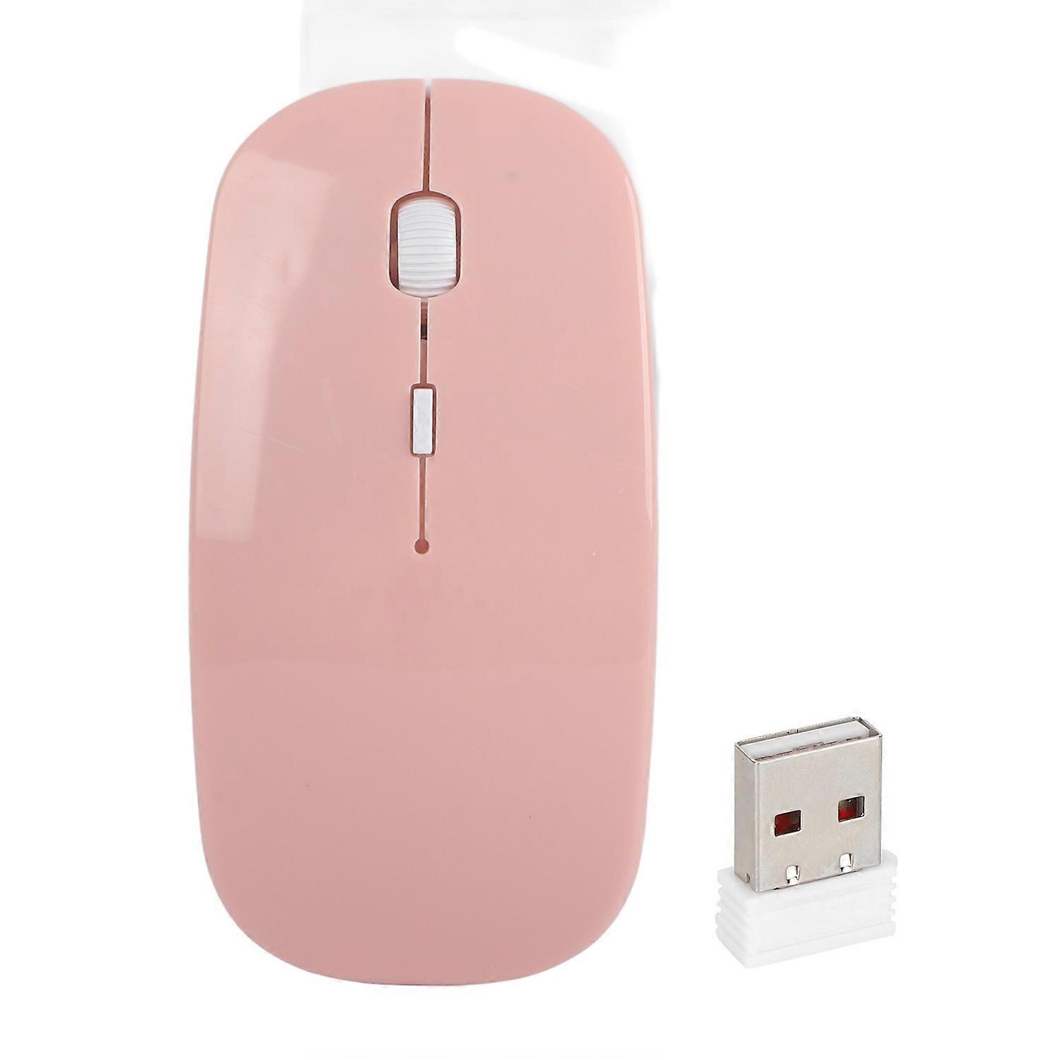 Wireless Mouse Smart Slim Mini Portable 2.4G Cordless Mouse with USB Receiver for Office Laptop Comp