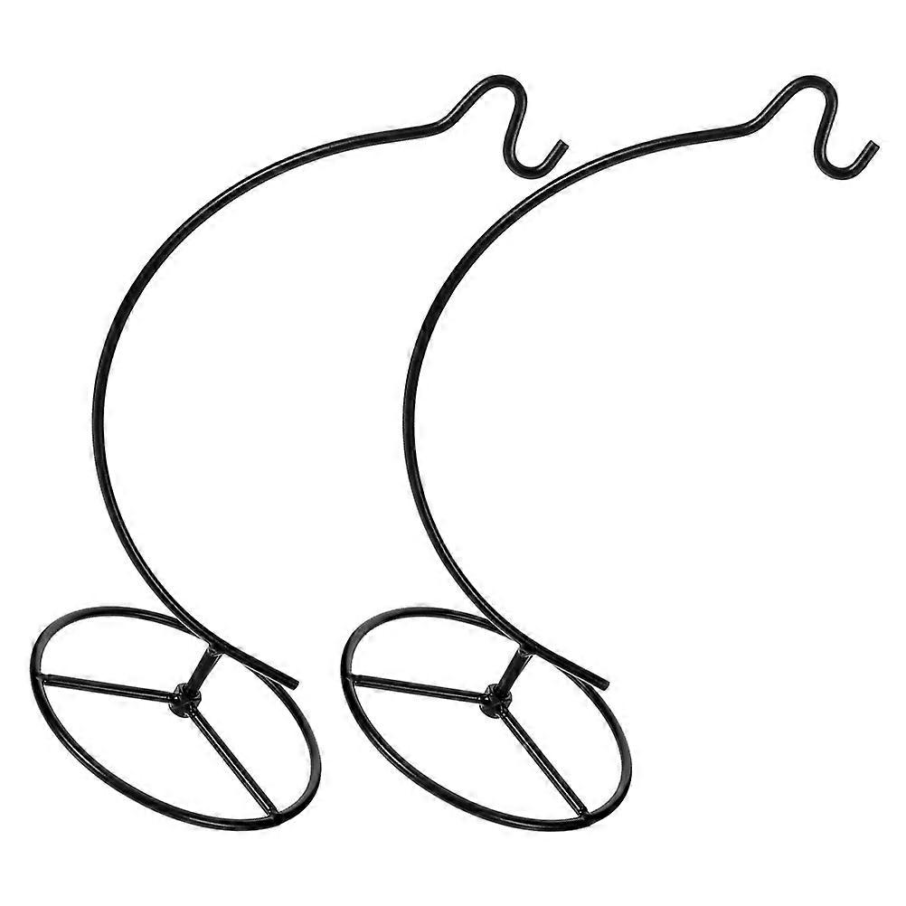 Iron Hanging Stand Hydroponic Vase Display Rack for Home 2Pcs Set