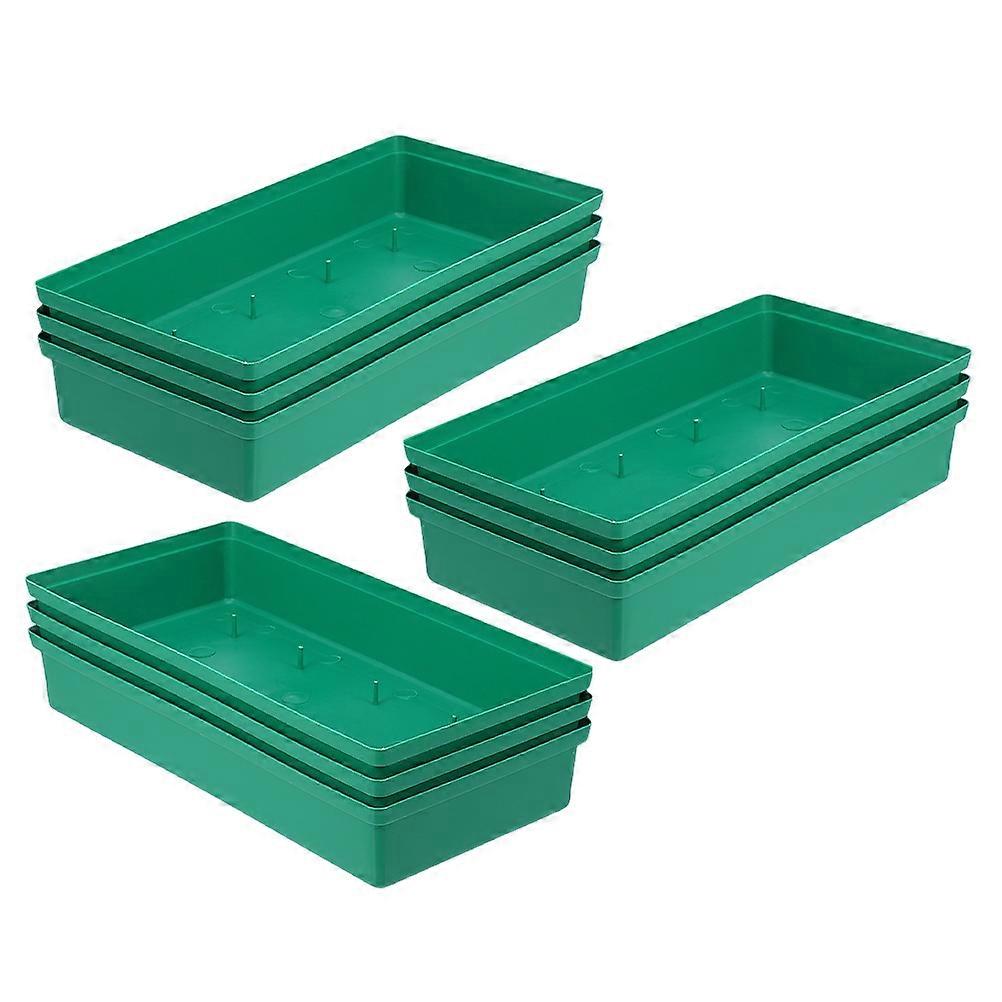 Floral Bowls Foam Block Holder Green Design for Events 9Pcs Set