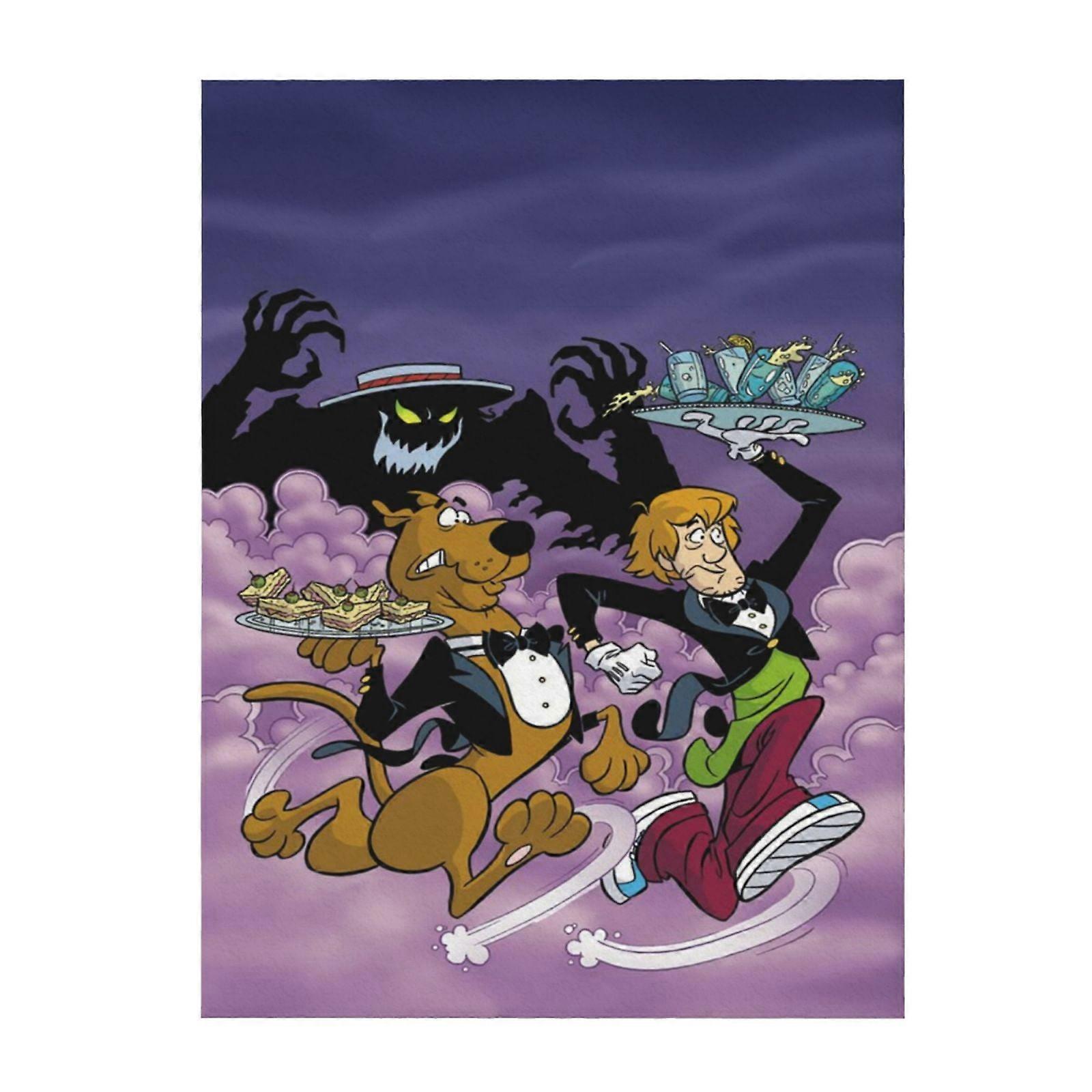 Scooby Doo Soft And Comfortable Throw Blanket Plush Lightweight Warm Plush Flannel Blanket And Throws For Couch Sofa Bed 40"X30"