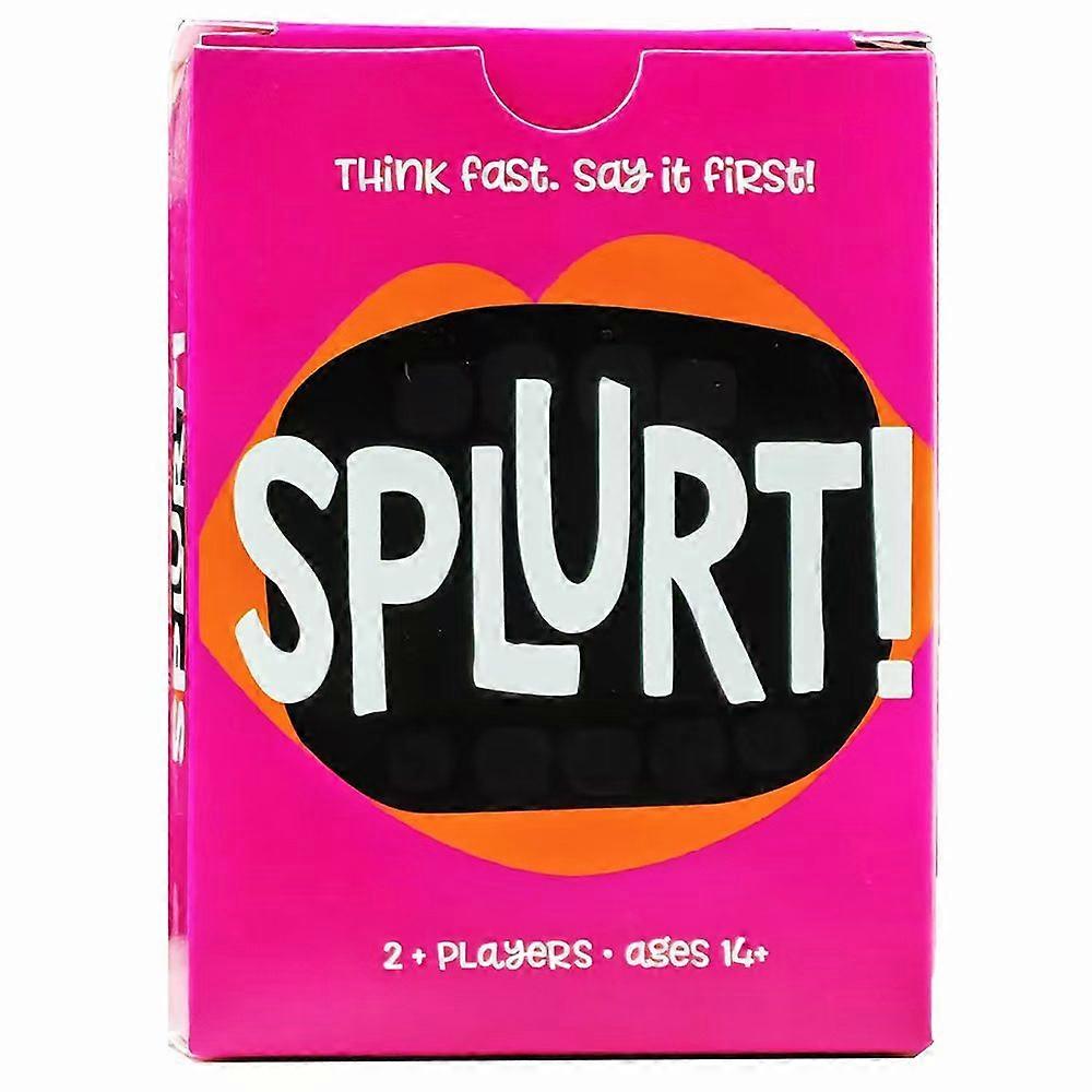 Splurt! Card Game - Think Fast, Say It First: Quick Naming Party Strategy