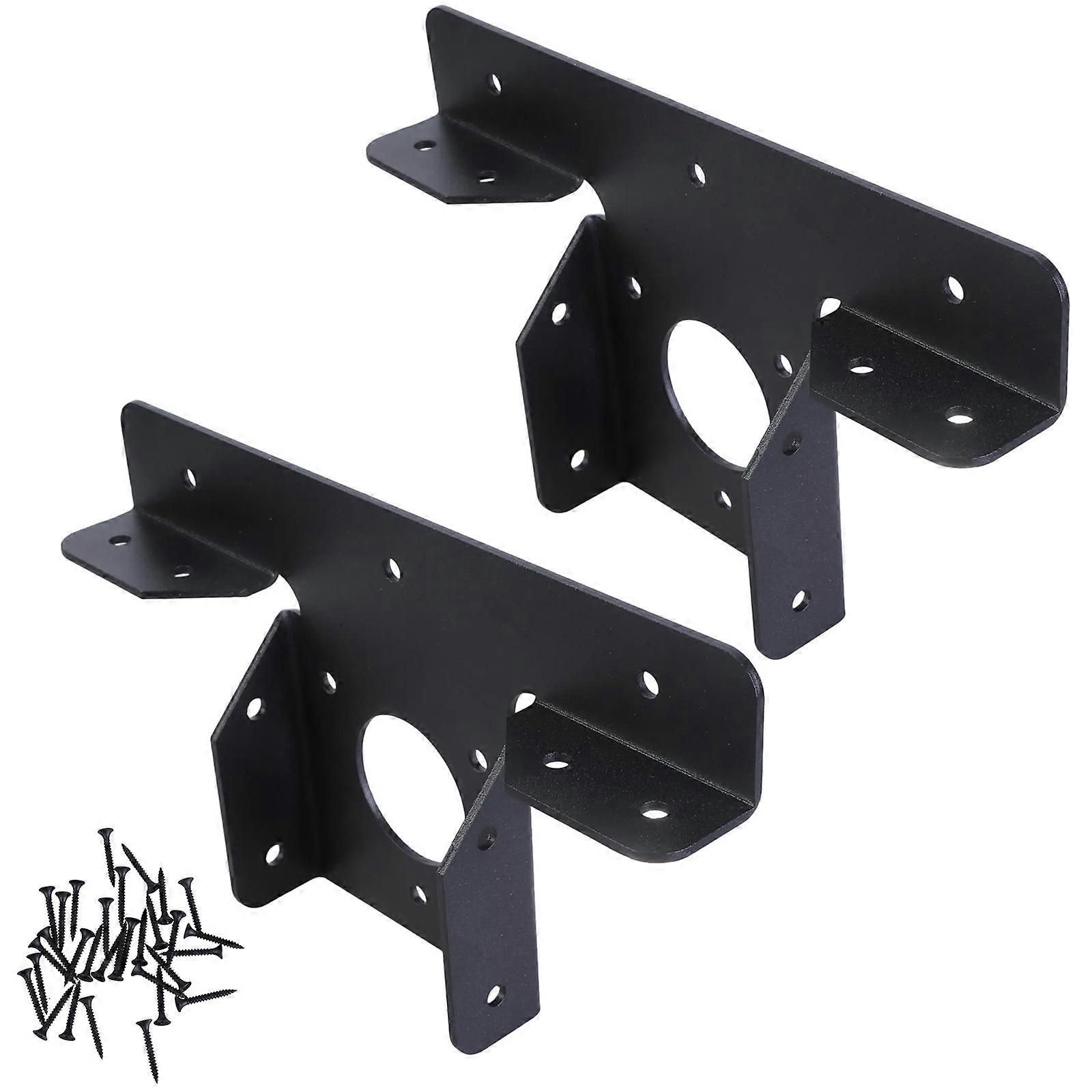 Pergola Corner Brackets Extension Adjustable Beam Pillars Fixed Bracket Wood Post Metal T Shaped Bracket Hardware Multicolor