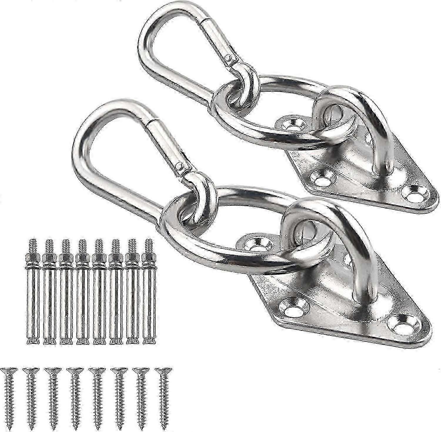 Heavy Duty Hammock Hanging Kit, M8 Suspension Ceiling Hooks, Hammock Swing Hookeiling w