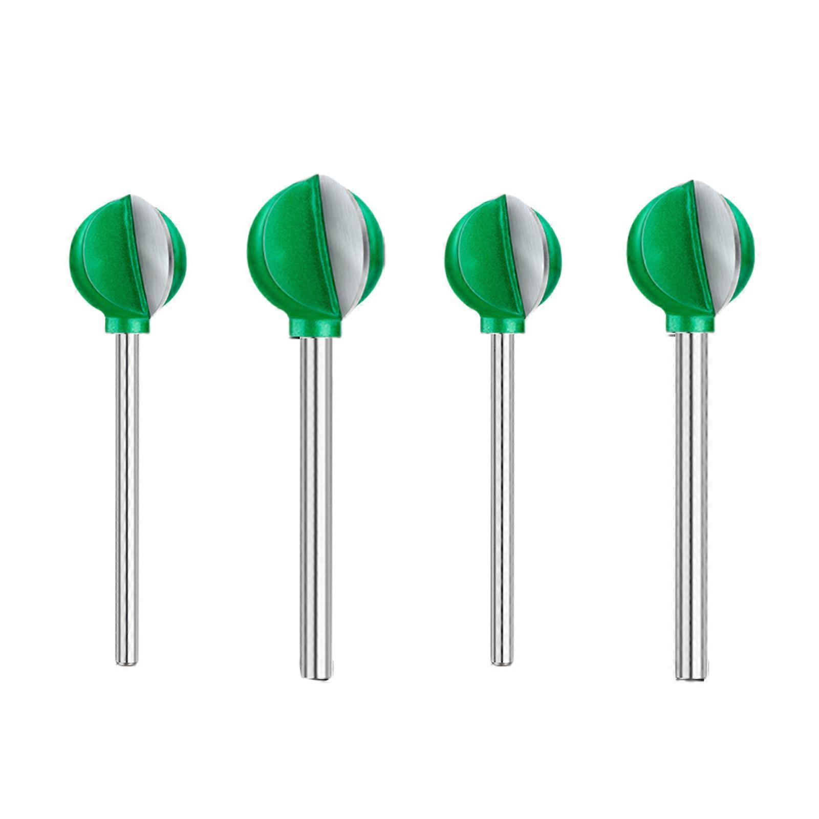 6mm Shank Ball Nose End Mill Round Nose Cove Milling Bit Radius Cores Box Solid Carbides Router Bit Tools Multicolor